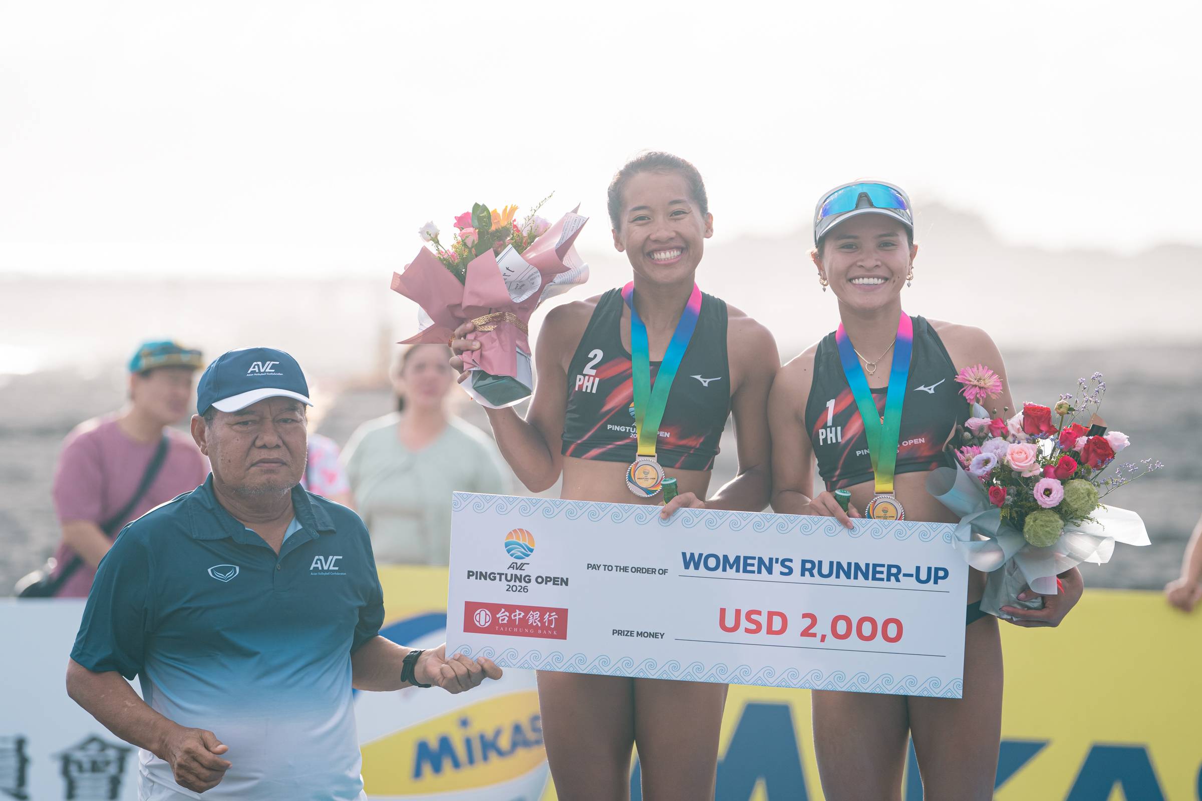 Rondina, Pons settle for silver after falling to Australians in Pingtung Open final