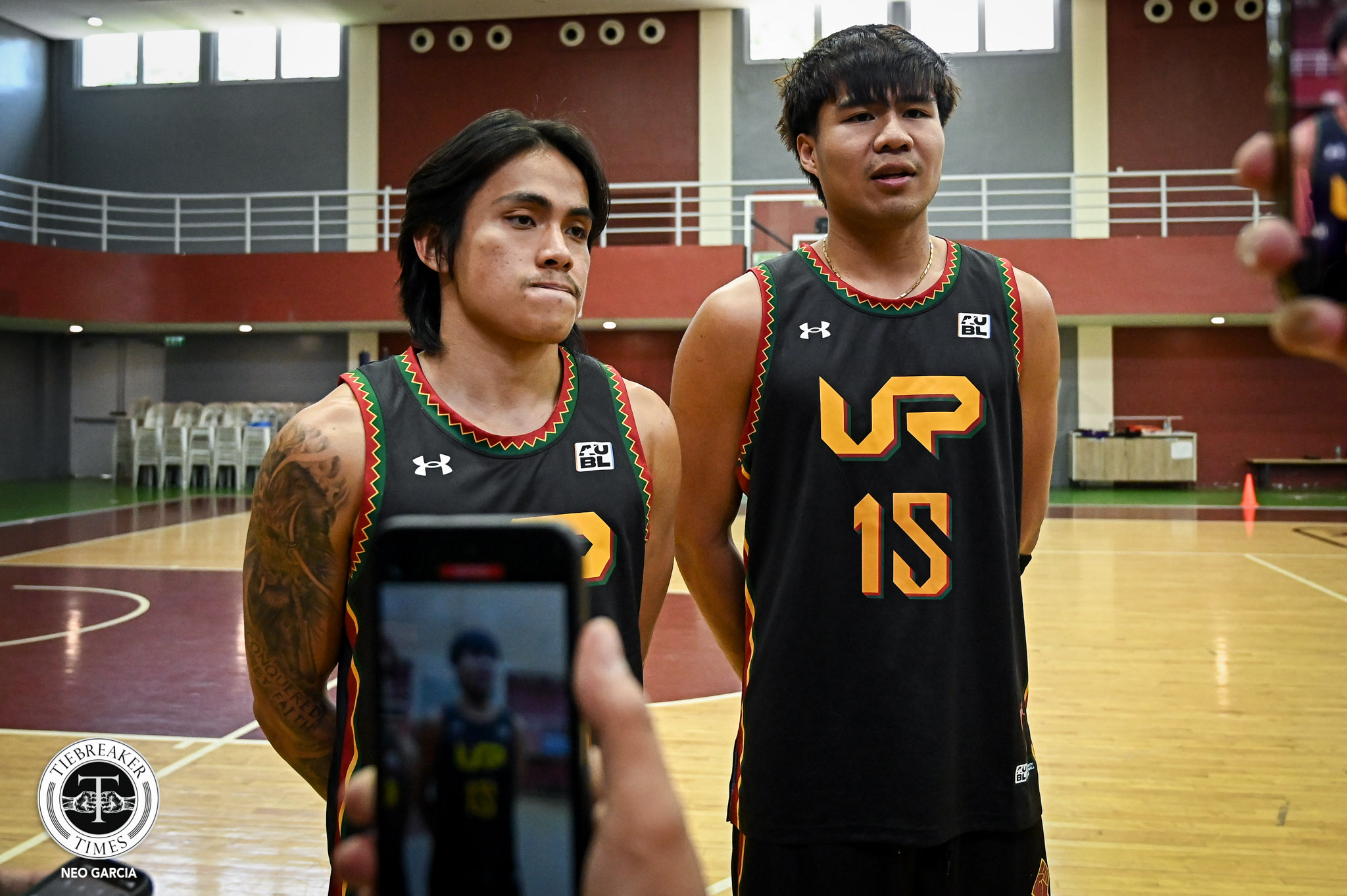 AUBL-UP-Media-Day-Noy-Remogat-Veejay-Pre-0122 Noy Remogat vows UP out to win AUBL title: 'Nandoon kami para manalo' AUBL Basketball News UP - philippine sports news