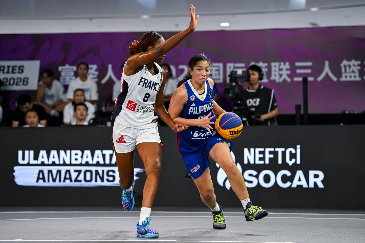 2026-FIBA-3x3-Womens-Series-Jinan-Gilas-Women-vs-France-U25-Camille-Clarin Shoulder injury to Elizabeth Means derails Gilas Women in 3x3 WS Jinan campaign 3x3 Basketball Gilas Pilipinas News - philippine sports news