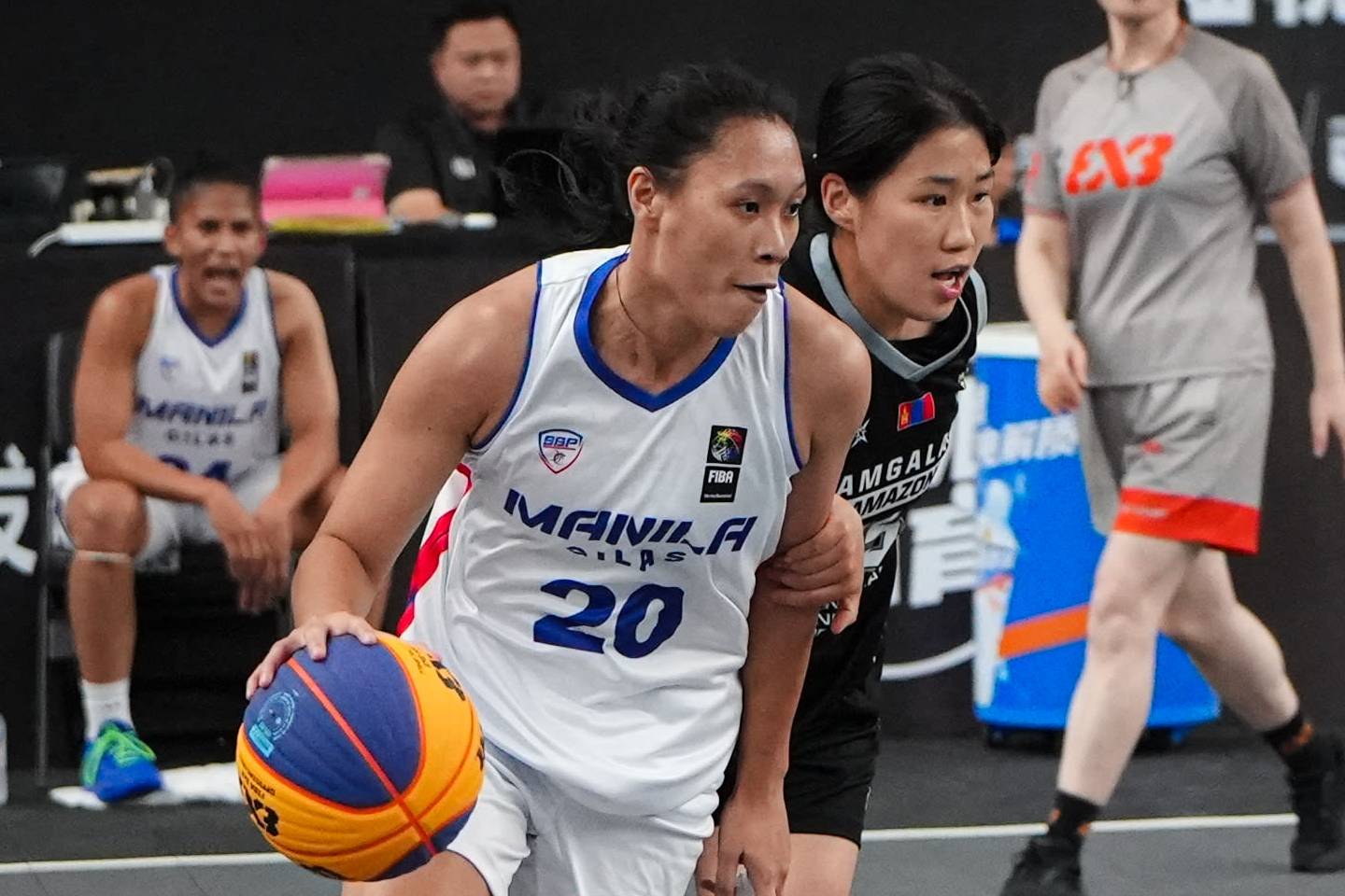 2026-FIBA-3x3-Womens-Series-Xiantao-Manila-vs-Amgalan-Ann-Pingol Elizabeth Means makes 3x3 WS debut as Gilas, Manila reach Xiantao quarters 3x3 Basketball Gilas Pilipinas News - philippine sports news