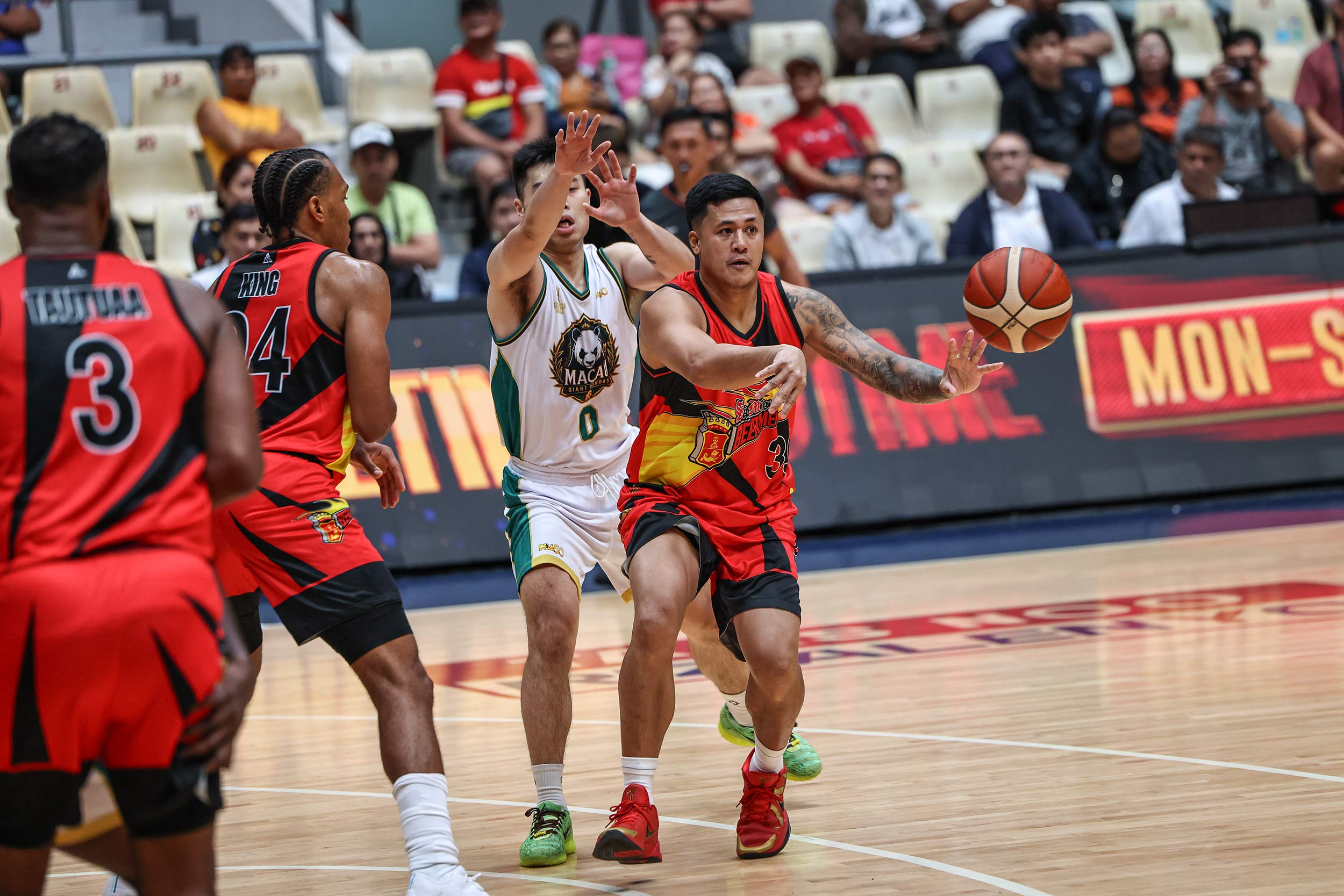 2026-PBA-Governors-Cup-San-Miguel-vs-Macau-Jericho-Cruz George King powers San Miguel past Macau in PBA Govs' Cup opener Basketball News PBA  - philippine sports news