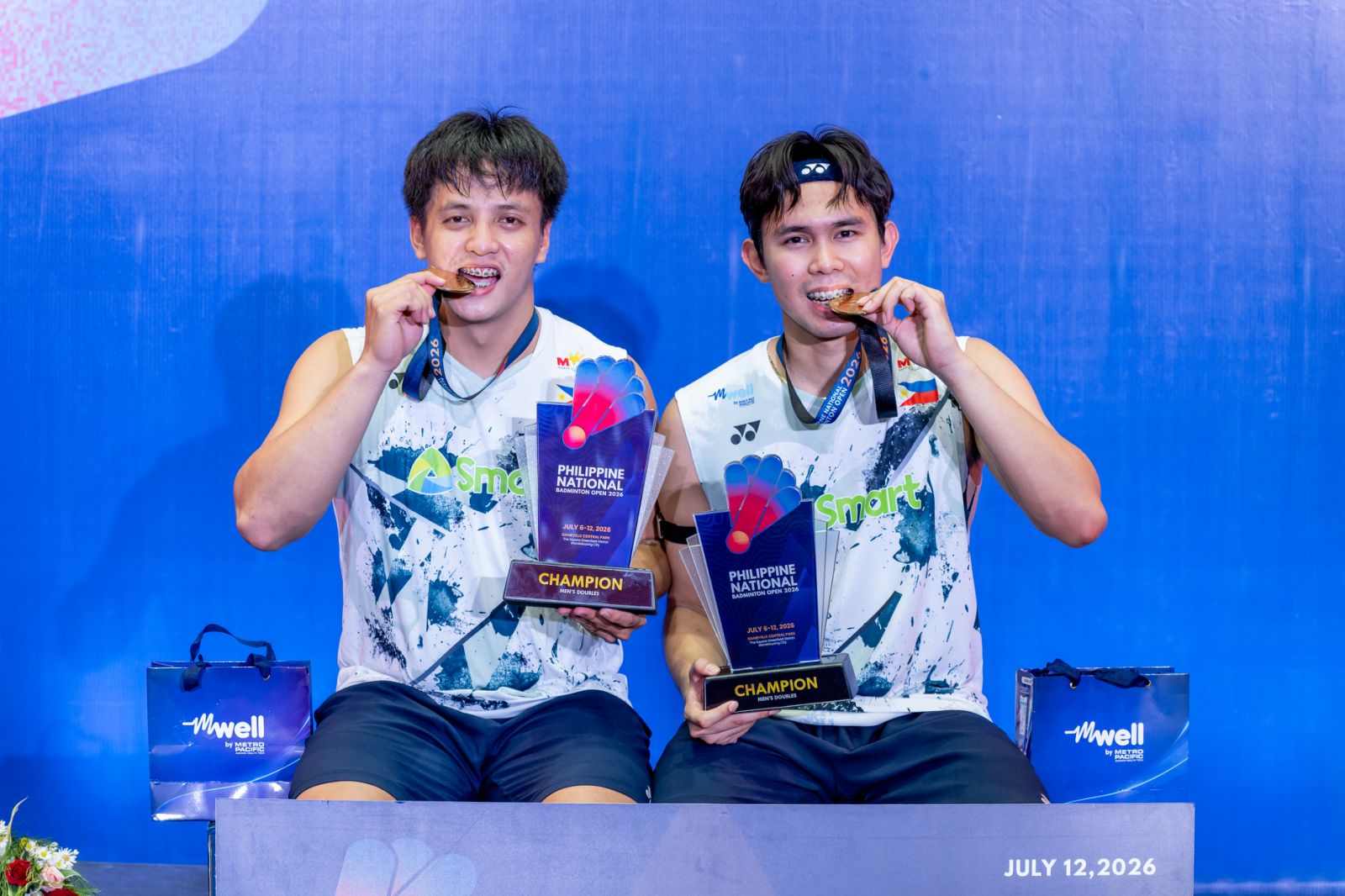 2026-PBO-Mens-Doubles-Champions-Julius-VillabrilleSolomon-Padiz-Jr Mika De Guzman, Jelo Albo reign again with dominant title defenses at PBO Badminton News - philippine sports news