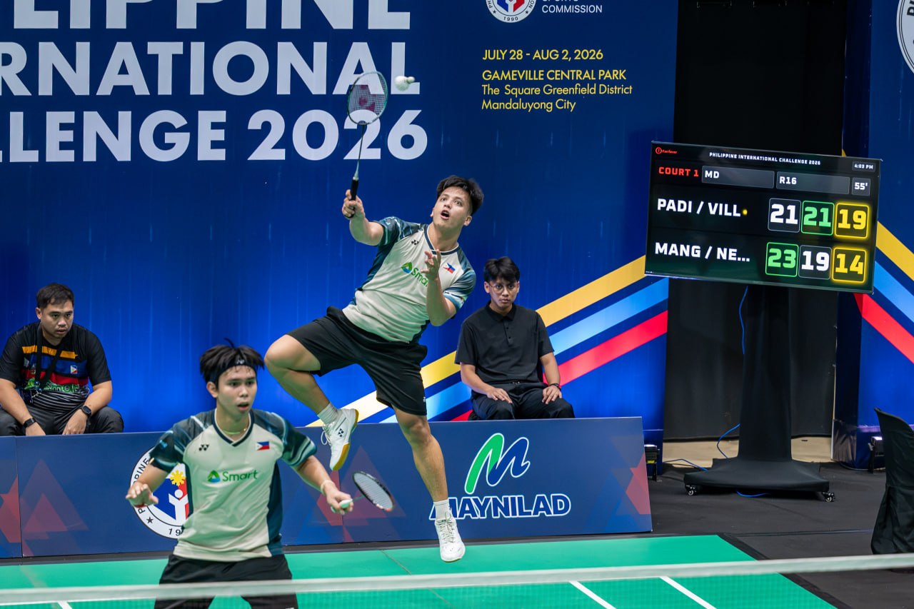 2026-Philippine-International-Challenge-Solomon-Padiz-and-Julius-Villabrille Clarence Villaflor, Villabrille-Padiz advance to Philippine International Challenge quarterfinals Badminton News - philippine sports news