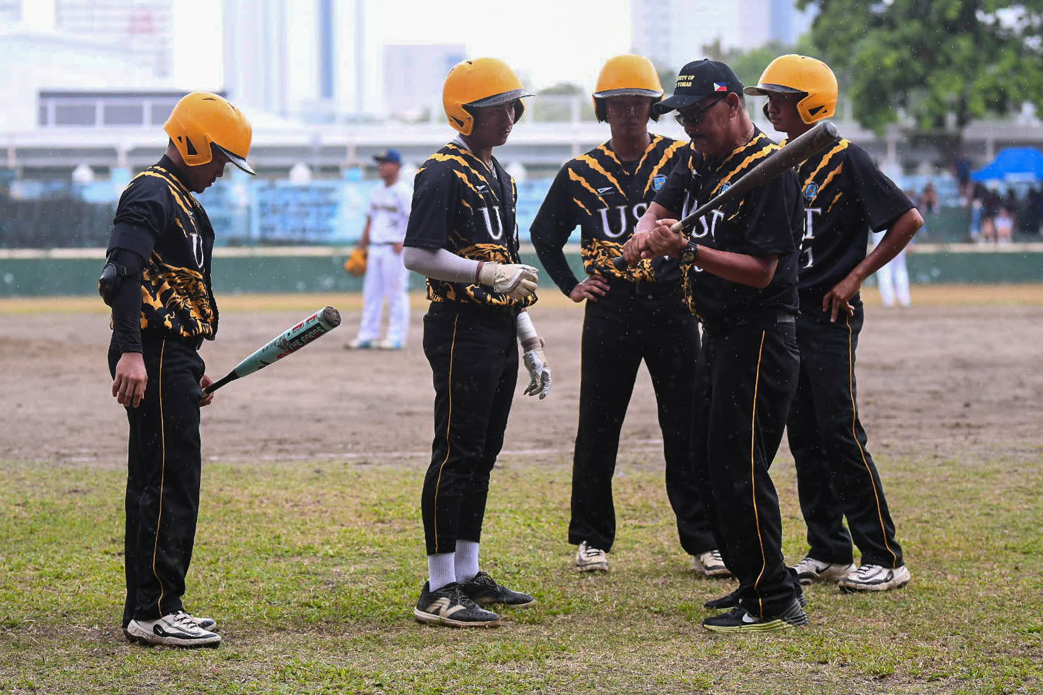 UAAP-Season-88-Baseball-UST-vs-NU-Coach-Santiago Rizal Memorial Stadium overhaul fuels Philippine baseball's revival 2026 Asian Games Baseball News POC/PSC - philippine sports news