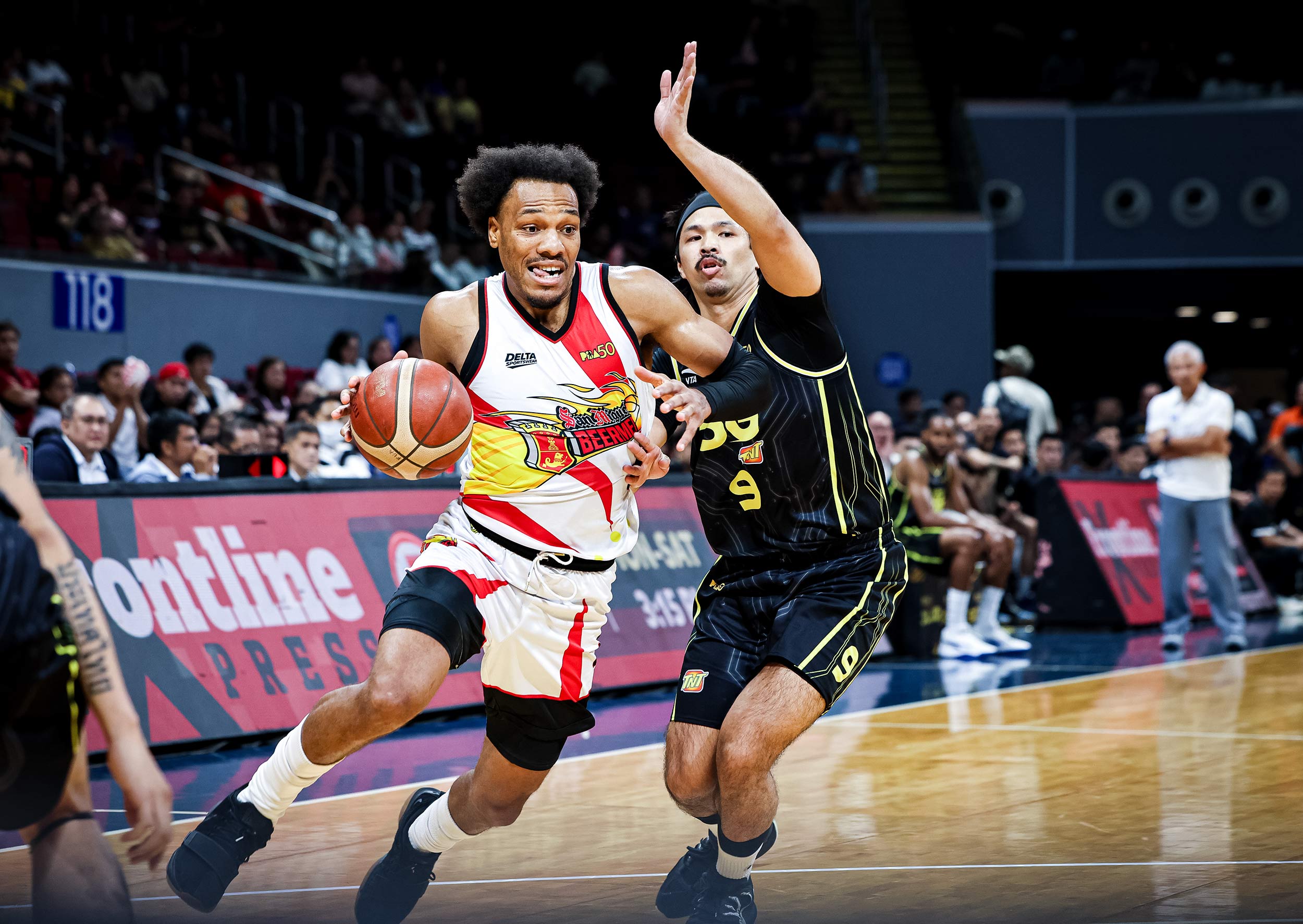 2026-PBA-Governors-Cup-TNT-vs-San-Miguel-George-King PBA: Aurin delivers game-changing four-point sequence as TNT edges SMB in OT Basketball News PBA - philippine sports news
