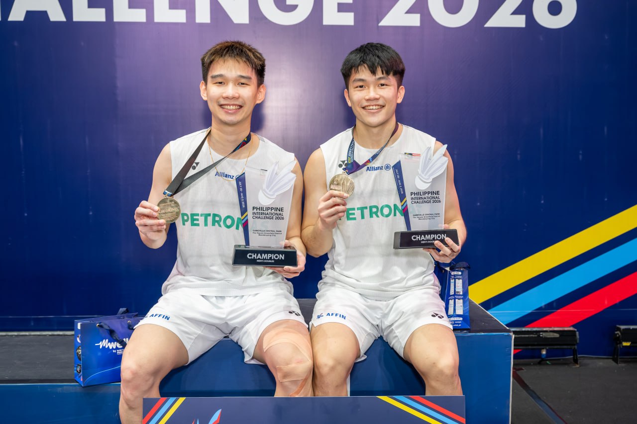 2026-Philippine-International-Challenge-Choong-Hon-Jian-and-Wong-Vin-Sean Thailand's Vitidsarn, India's Sonna capture breakthrough crowns at Philippine International Challenge Badminton News - philippine sports news