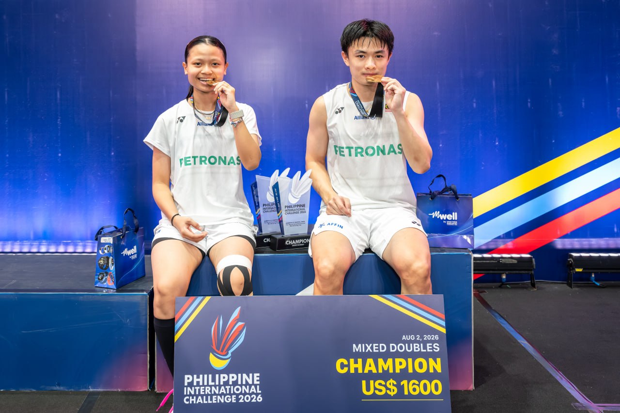 2026-Philippine-International-Challenge-Dania-Sofia-and-Goh-Boon-Zhe Thailand's Vitidsarn, India's Sonna capture breakthrough crowns at Philippine International Challenge Badminton News - philippine sports news