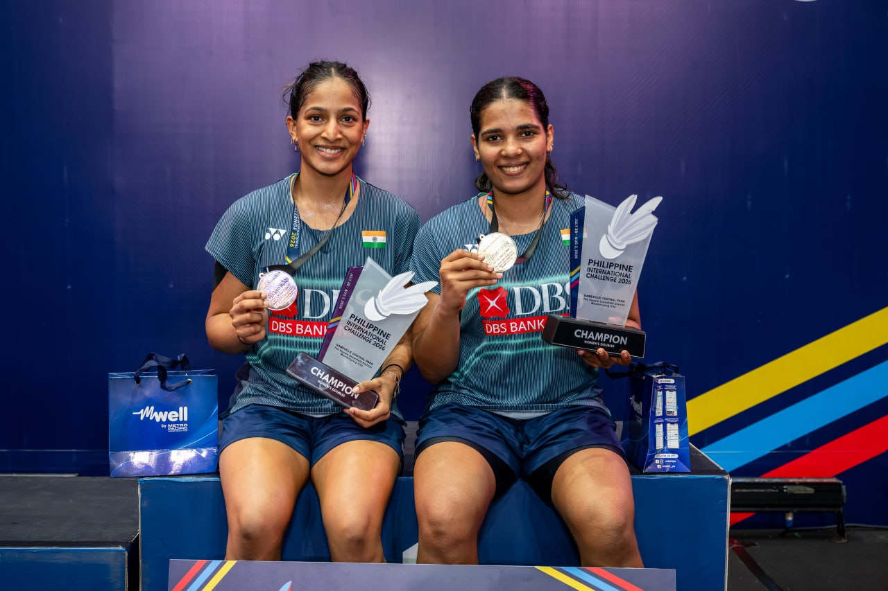 2026-Philippine-International-Challenge-Gayatri-Pullela-and-Treesa-Jolly Thailand's Vitidsarn, India's Sonna capture breakthrough crowns at Philippine International Challenge Badminton News - philippine sports news