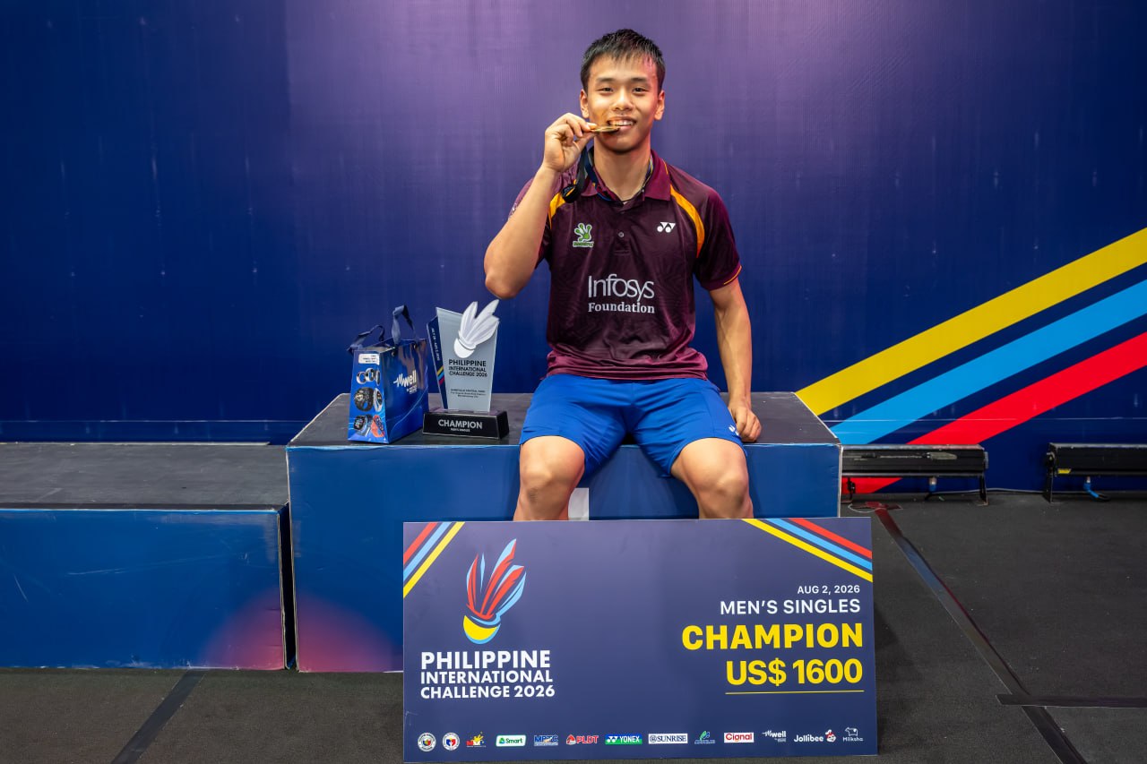 2026-Philippine-International-Challenge-Ginpaul-Sonna-1 Thailand's Vitidsarn, India's Sonna capture breakthrough crowns at Philippine International Challenge Badminton News - philippine sports news