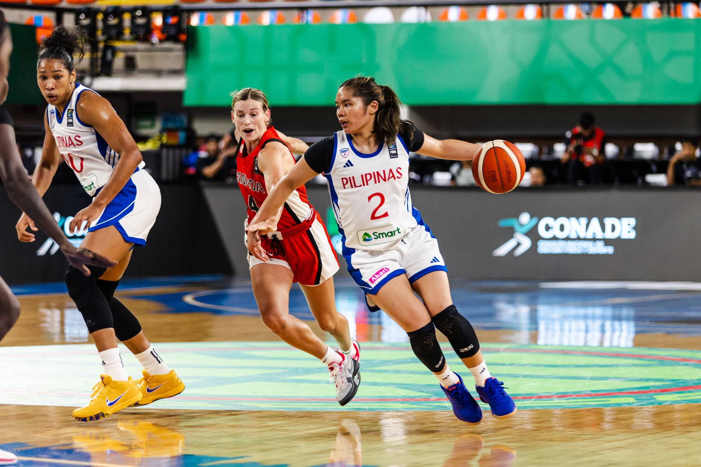 2028-FIBA-Pre-OQT-Gilas-Women-vs-Canada-Vanessa-De-Jesus Gilas Women overwhelmed by Canada, elimination looms in Pre-OQT qualifier Basketball Gilas Pilipinas News - philippine sports news