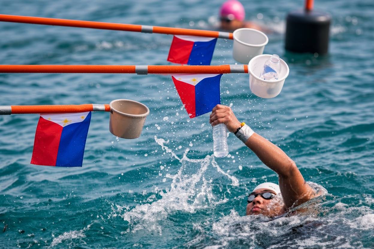 4th-Southeast-Asia-Open-Water-Championships-Day-1-a Palaro standout Anton Della shines in international open water debut News Swimming  - philippine sports news
