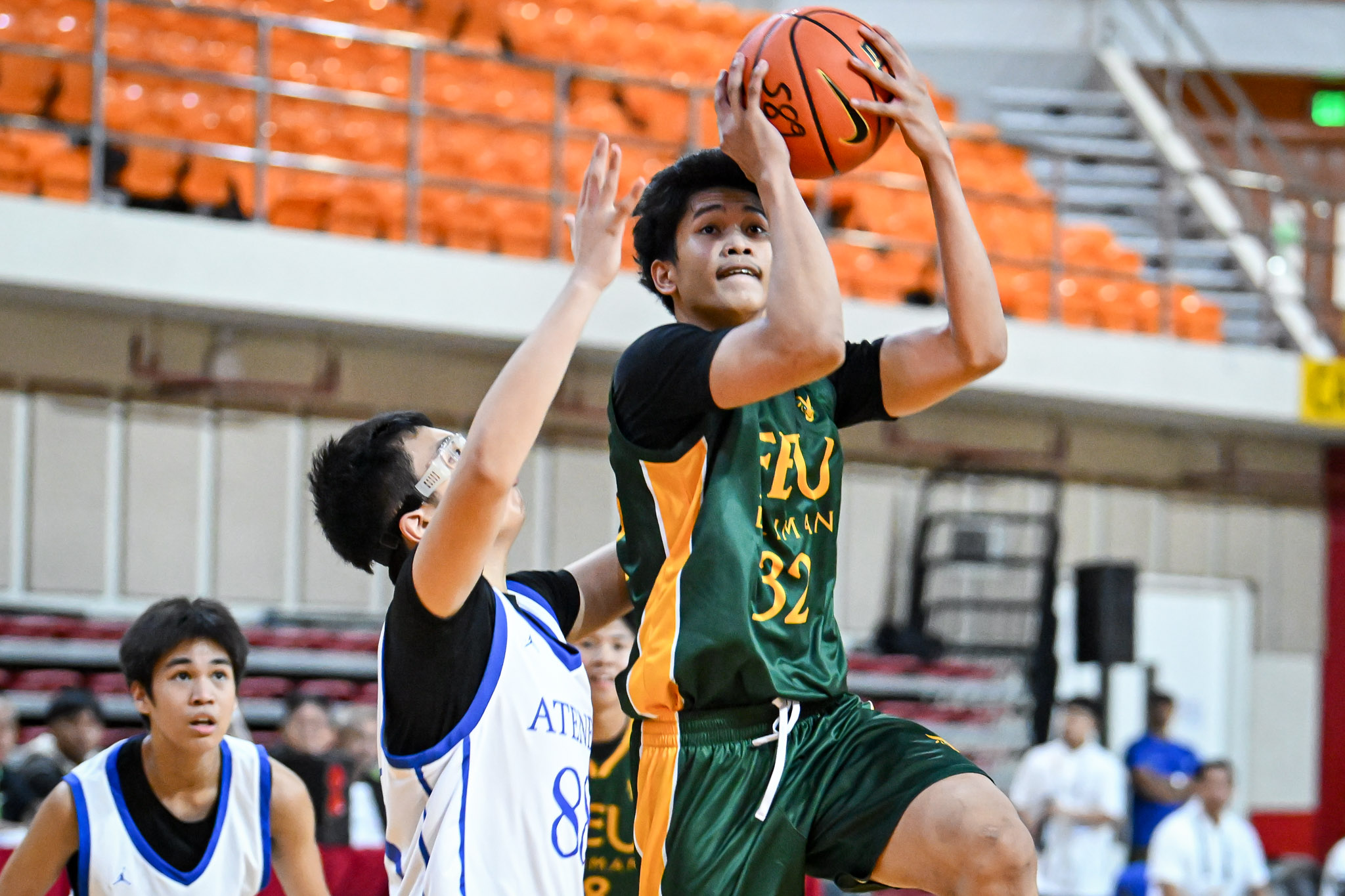 UAAP89-JHSBB-GRIFFIN-BARLAN-2874 NUNS, FEU-Diliman join DLSZ atop UAAP Juniors Basketball standings ADMU Basketball FEU News NU UAAP UE  - philippine sports news
