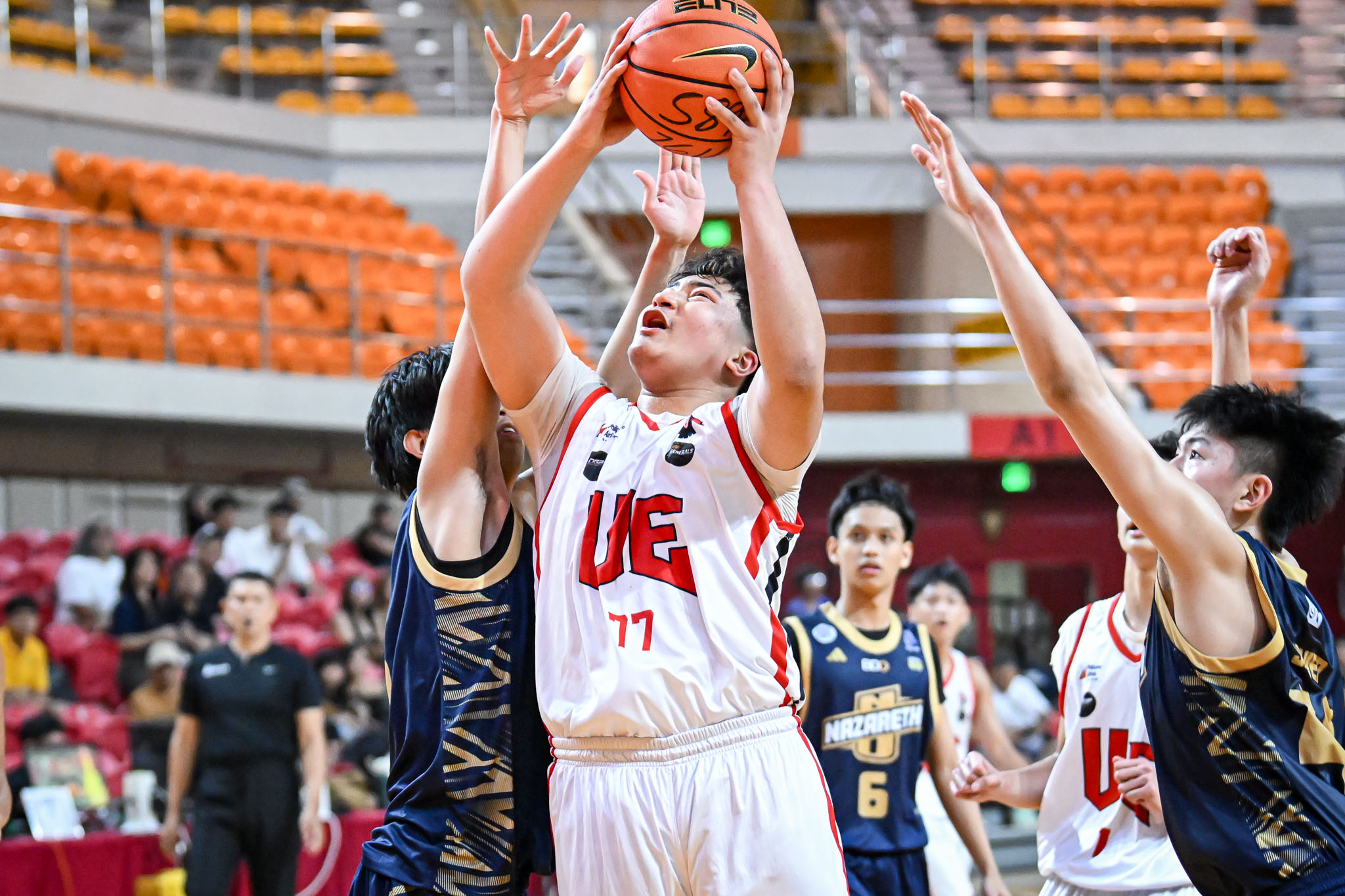 UAAP89-JHSBB-XERONE-DIZON-2248 NUNS, FEU-Diliman join DLSZ atop UAAP Juniors Basketball standings ADMU Basketball FEU News NU UAAP UE  - philippine sports news