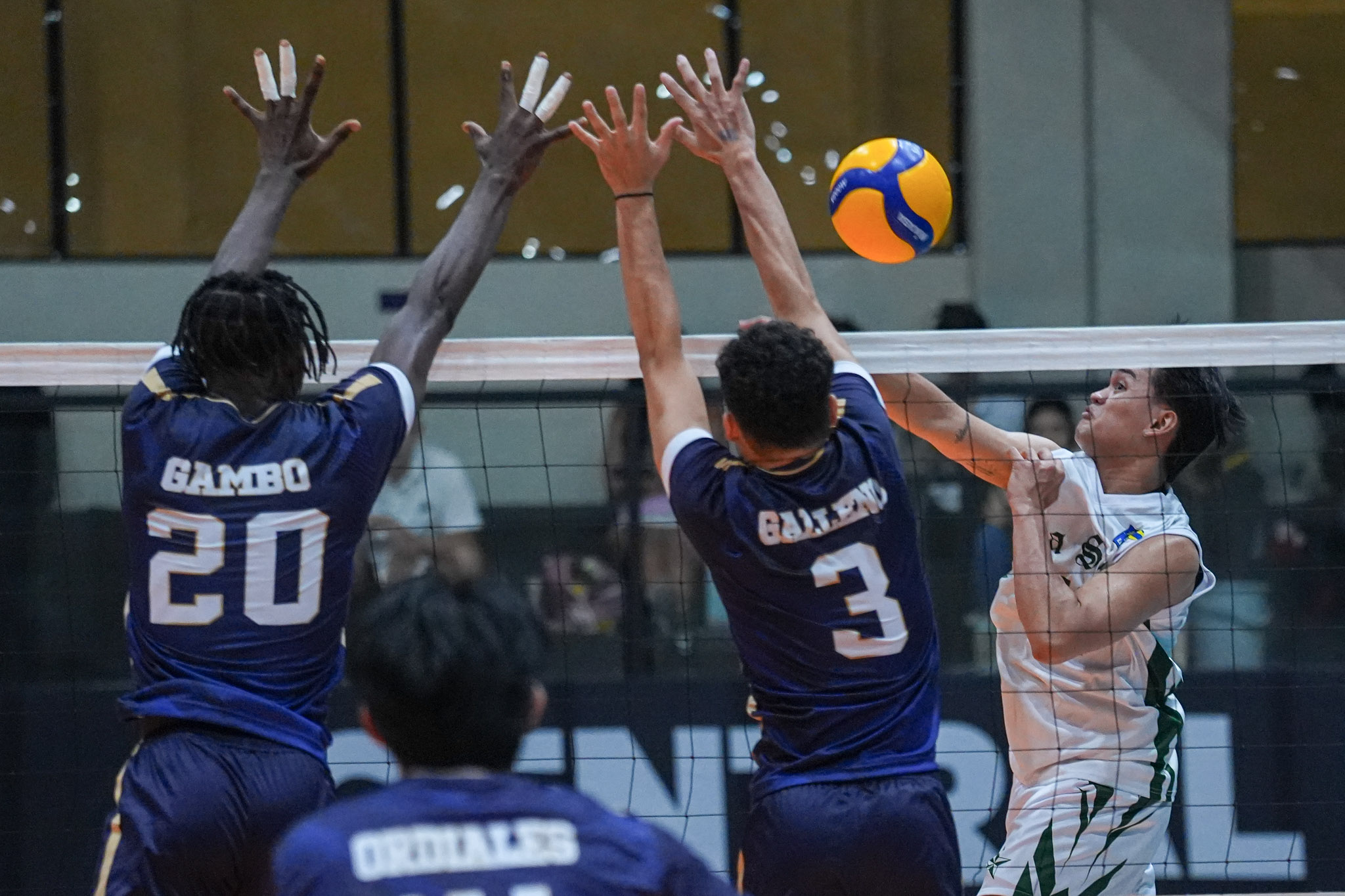 V-League-2026-Mens-Division_-DLSU-vs-NU_-GLORIA-Eugene-02916 NU keeps perfect start, UST drops to 0-2 in contrasting V-League fortunes CSJL DLSU News NU UST V-League Volleyball - philippine sports news
