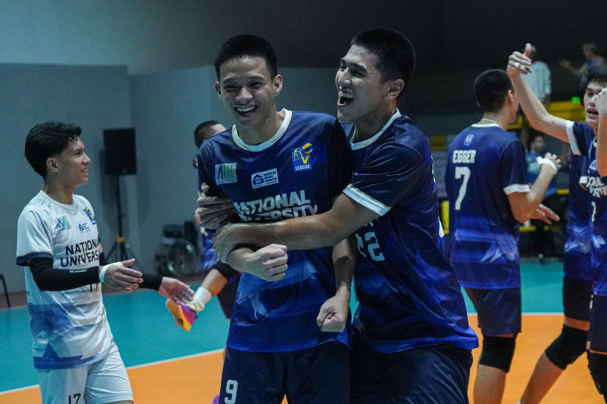 VL-2025-MVT-UST-Golden-Spikers-vs-NU-Bulldogs_NU-Celeb-04032 NU, CSB, FEU headline loaded V-League Men's Collegiate Challenge AdU AU CSB CSJL DLSU FEU MIT News NU SBC UE UPHSD UST V-League Volleyball  - philippine sports news
