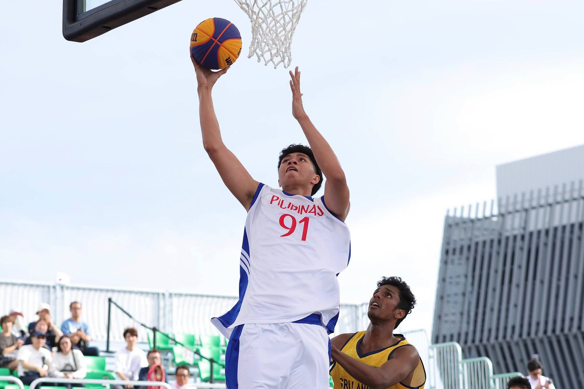 2026-Asian-Games-3x3-Gilas-Men-vs-Sri-Lanka-Koji-Buenaflor Gilas 3x3 clinches Asiad play-in spot after stunning Mongolia, sweeping opening day 2026 Asian Games 3x3 Basketball Gilas Pilipinas News  - philippine sports news