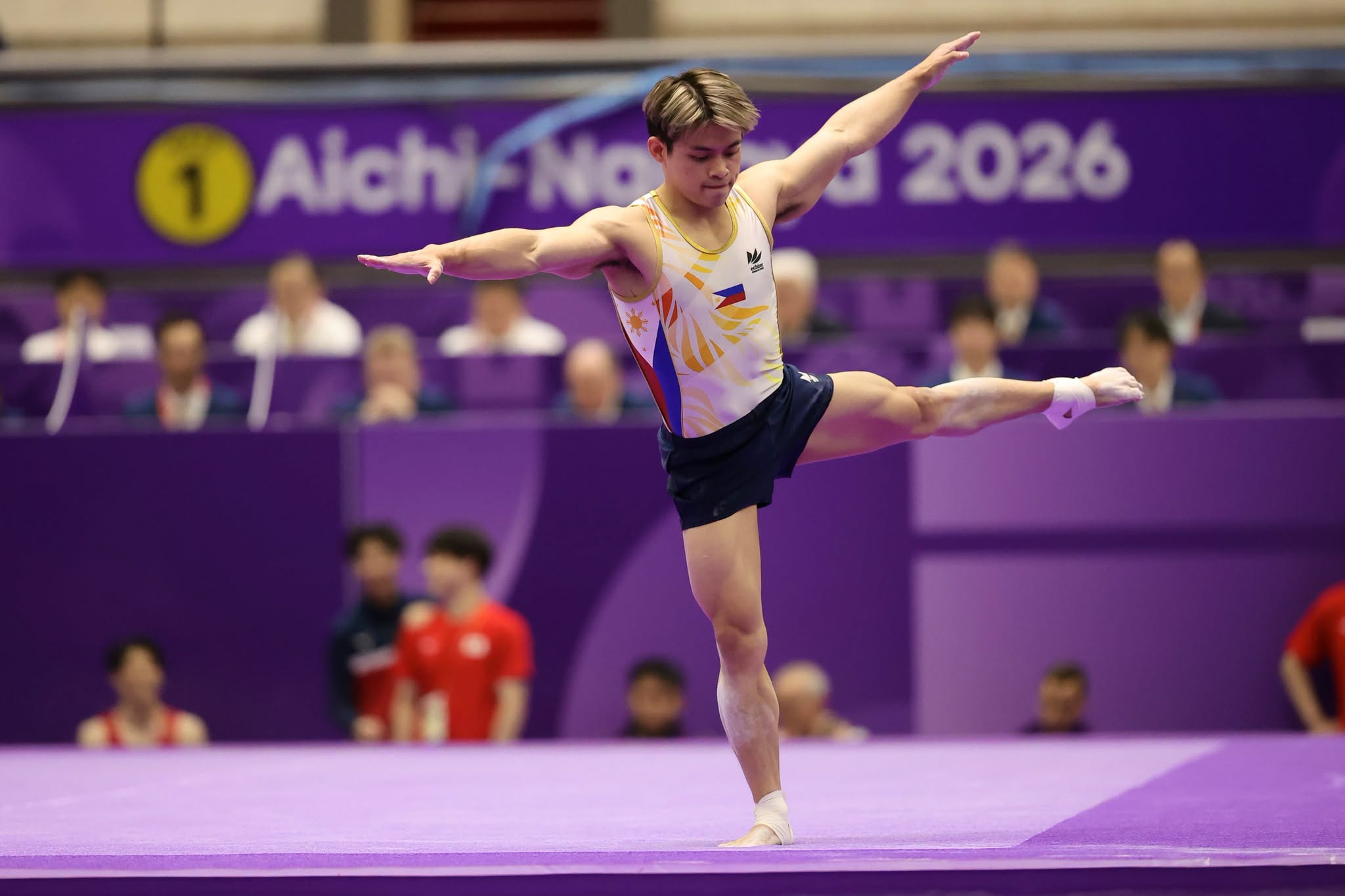 2026-Asian-Games-Floor-Carlos-Yulo-1 Carlos Yulo finally completes golden collection with Asian Games floor exercise gold 2026 Asian Games Gymnastics News - philippine sports news