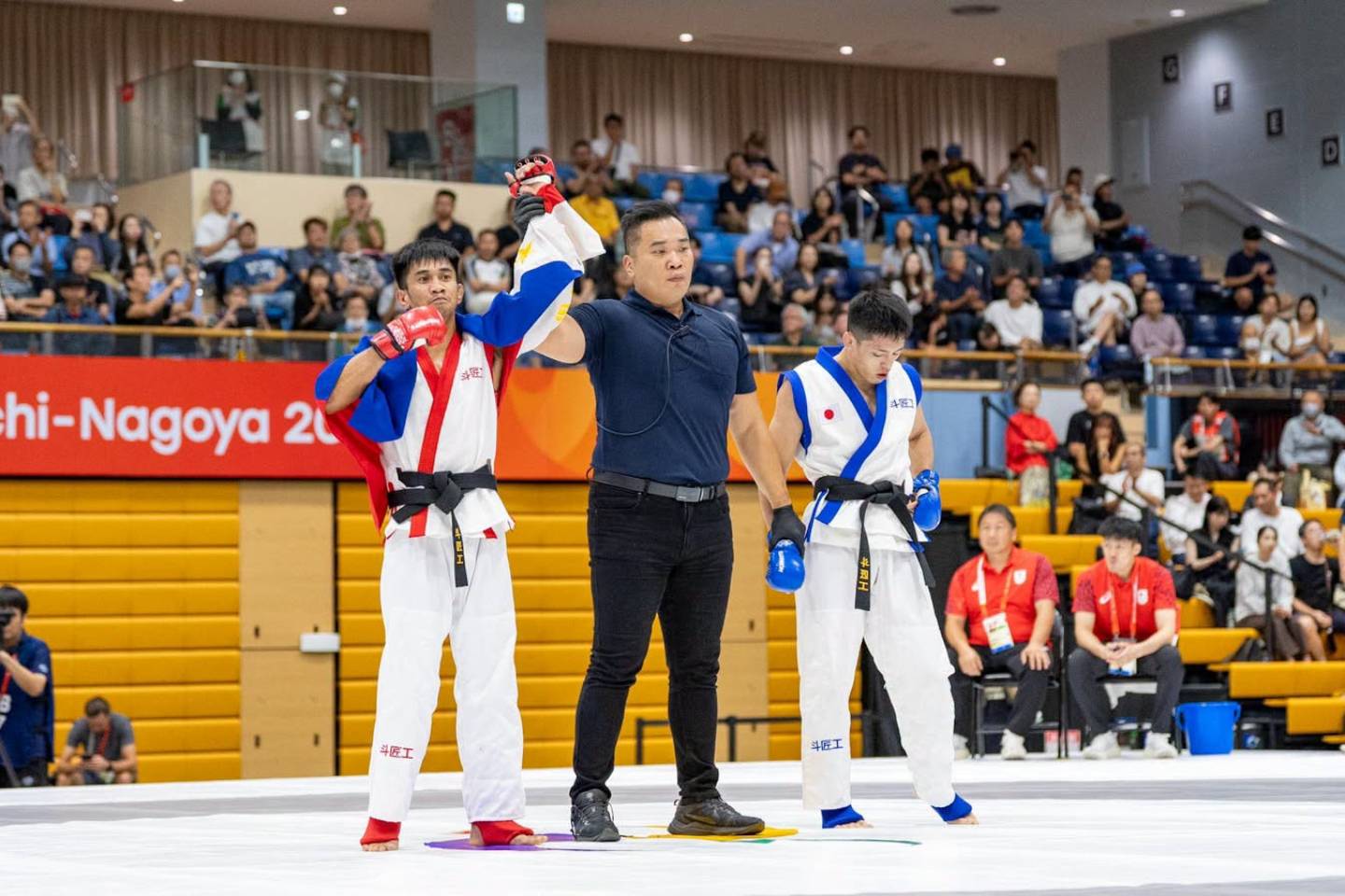 2026-Asian-Games-Jean-Claude-Saclag-def-Daisuke-Murayama Jean Claude Saclag books Asian Games MMA final, Carlos Alvarez settles for bronze 2026 Asian Games Mixed Martial Arts News - philippine sports news