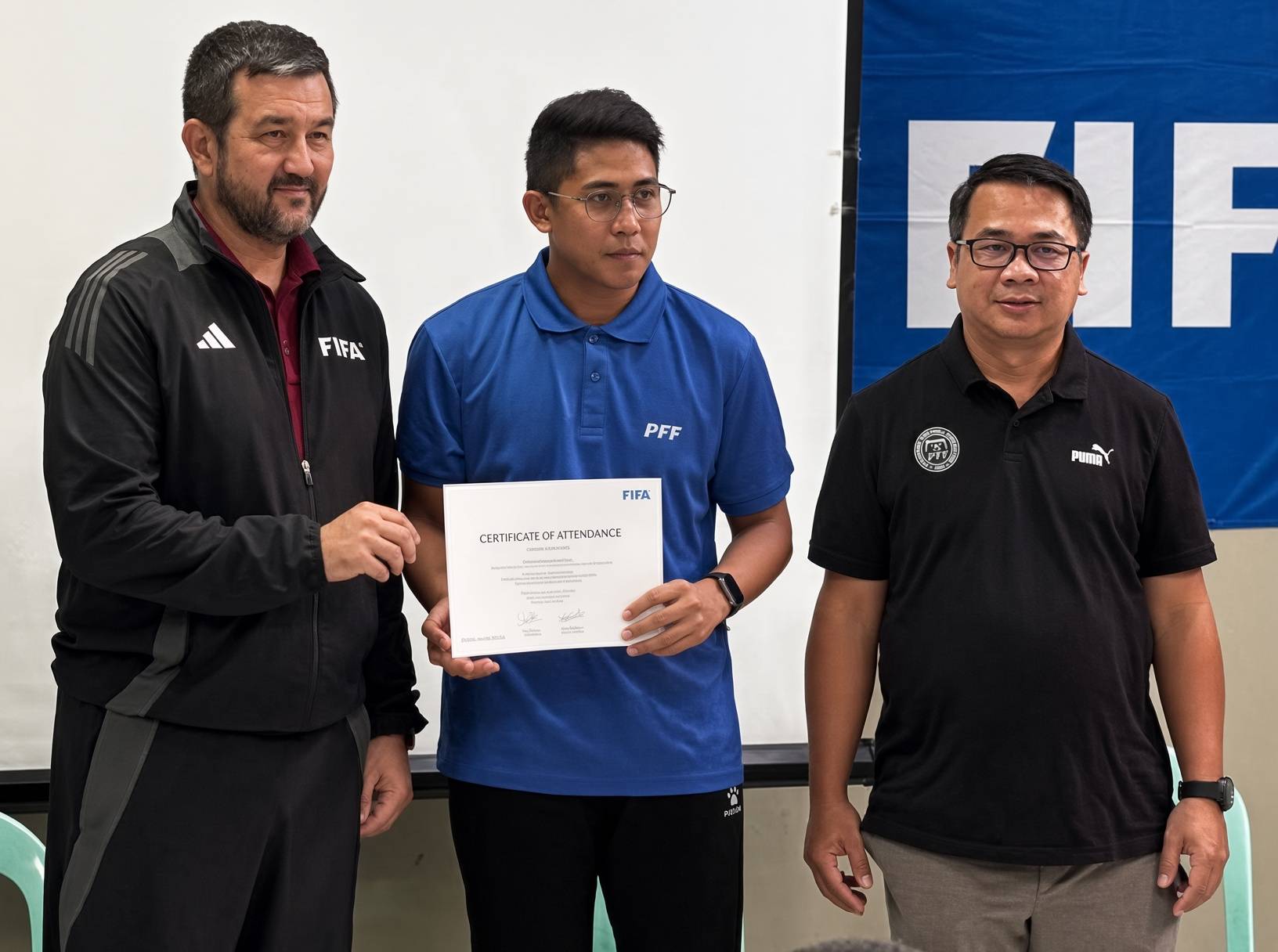 2026-FIFA-x-PFF-Referee-Course-Farkhad-Abdullaev-with-Ref PFF strengthens officiating pipeline through FIFA Referees Course Football News POC/PSC - philippine sports news