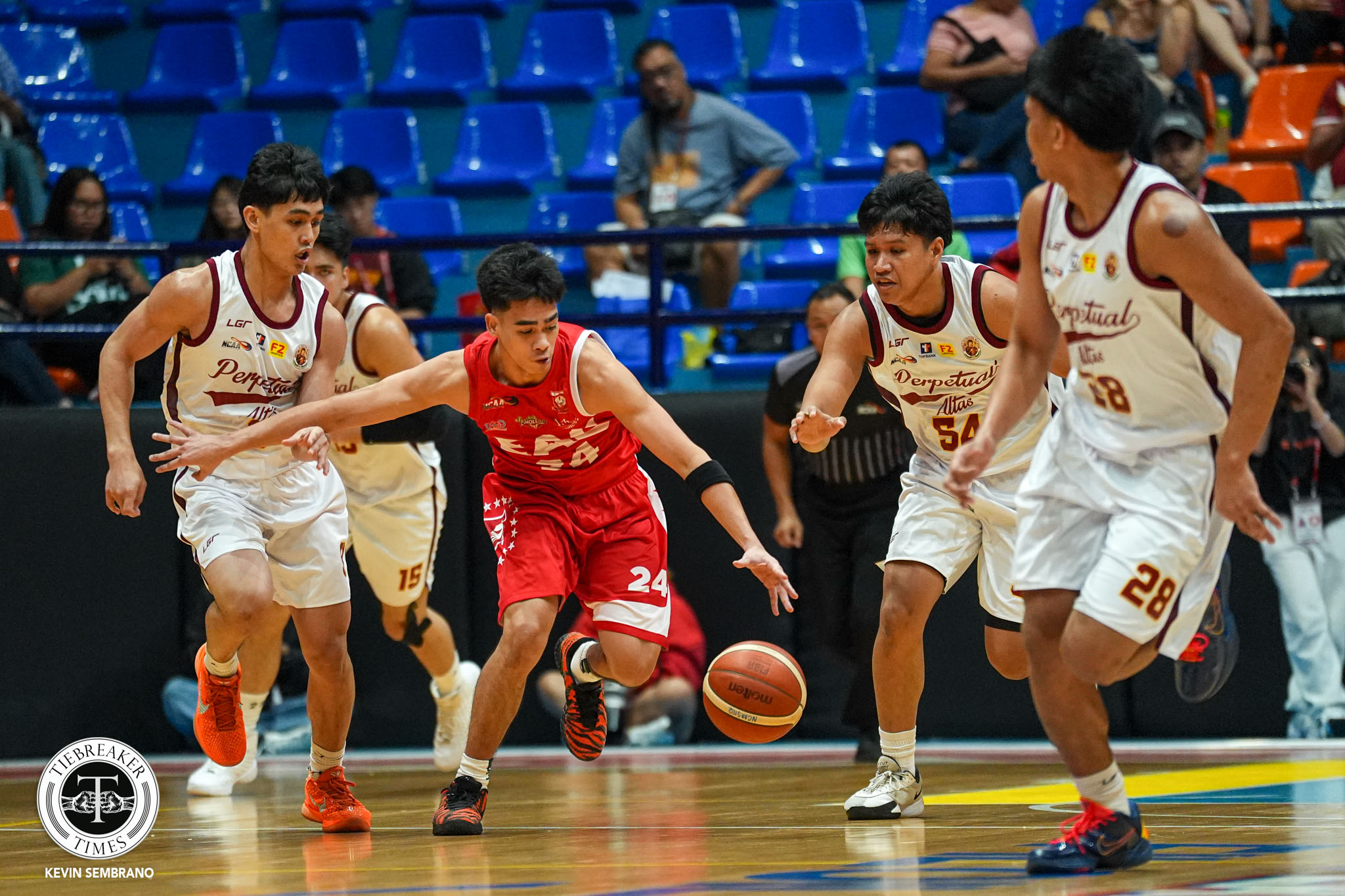 NCAA102-EAC-vs-ALTAS_-CASTILLO-Eien-00205 Perpetual Help holds off EAC, opens NCAA win account Basketball EAC NCAA News UPHSD - philippine sports news