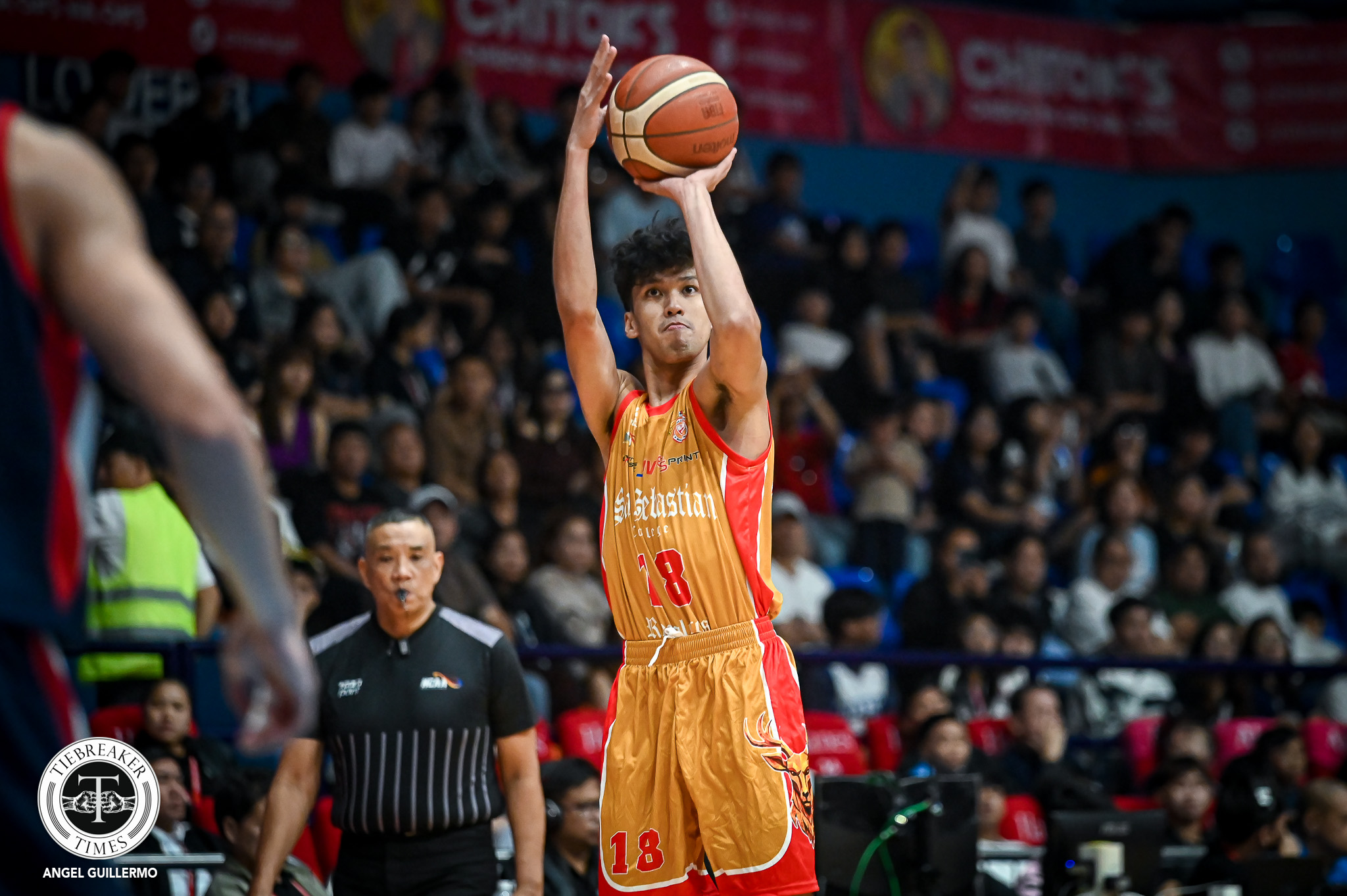 NCAA102-SSCR-vs-CSJL-KHIT-BARROGA-6267 Letran routs San Sebastian by 37, stays unbeaten in NCAA Basketball CSJL NCAA News SSC-R - philippine sports news