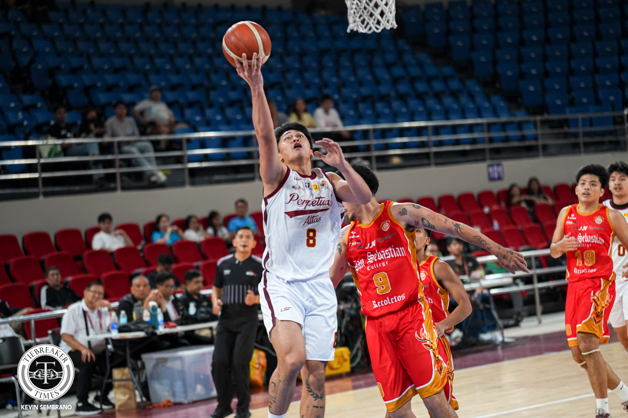 NCAA102-UPHSD-vs-SSC-R_-CASINILLO-Leobert-04982 Perpetual Help outlasts San Sebastian to stay third in NCAA B Basketball NCAA News SSC-R UPHSD - philippine sports news