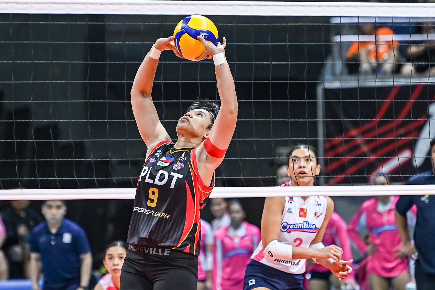 PVL-INV-26-Creamline-vs.-PLDT-Kim-Fajardo-6480 PLDT stuns Creamline, sends Nxled to PVL Invitational final News PVL Volleyball - philippine sports news