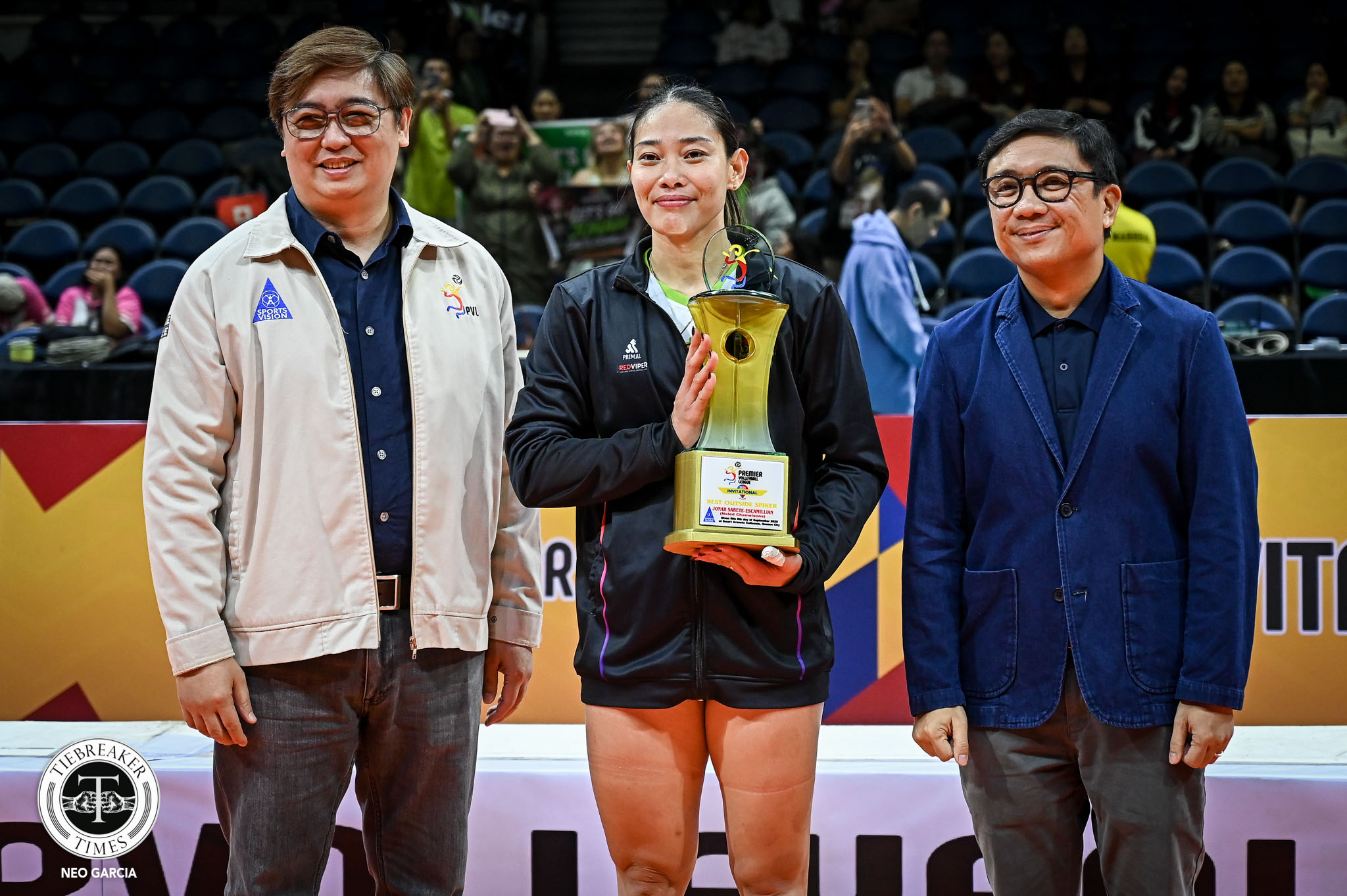 PVL-INV-26-NXLED-vs.-Est.-Cola-Jonah-Sabete-5550 Papatchaya Phontham makes history as first guest-team MVP in PVL News PVL Volleyball - philippine sports news