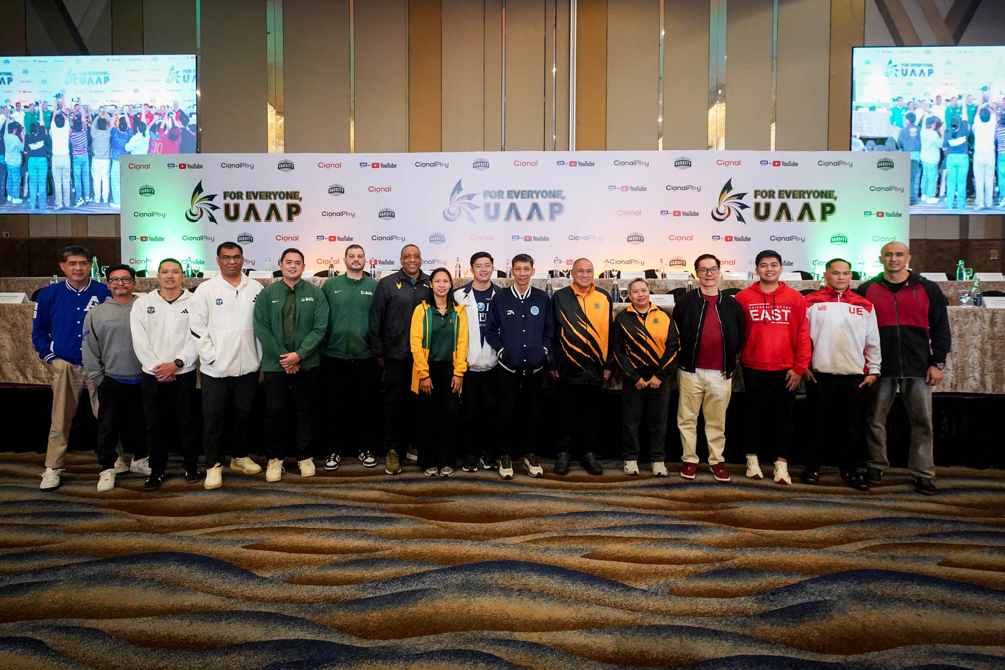 UAAP-89-BB-Presscon-BB-Coaches-09544 UAAP tightens bench discipline, adopts stricter FIBA standards in Season 89 ADMU AdU Basketball DLSU FEU News NU UAAP UE UP UST - philippine sports news