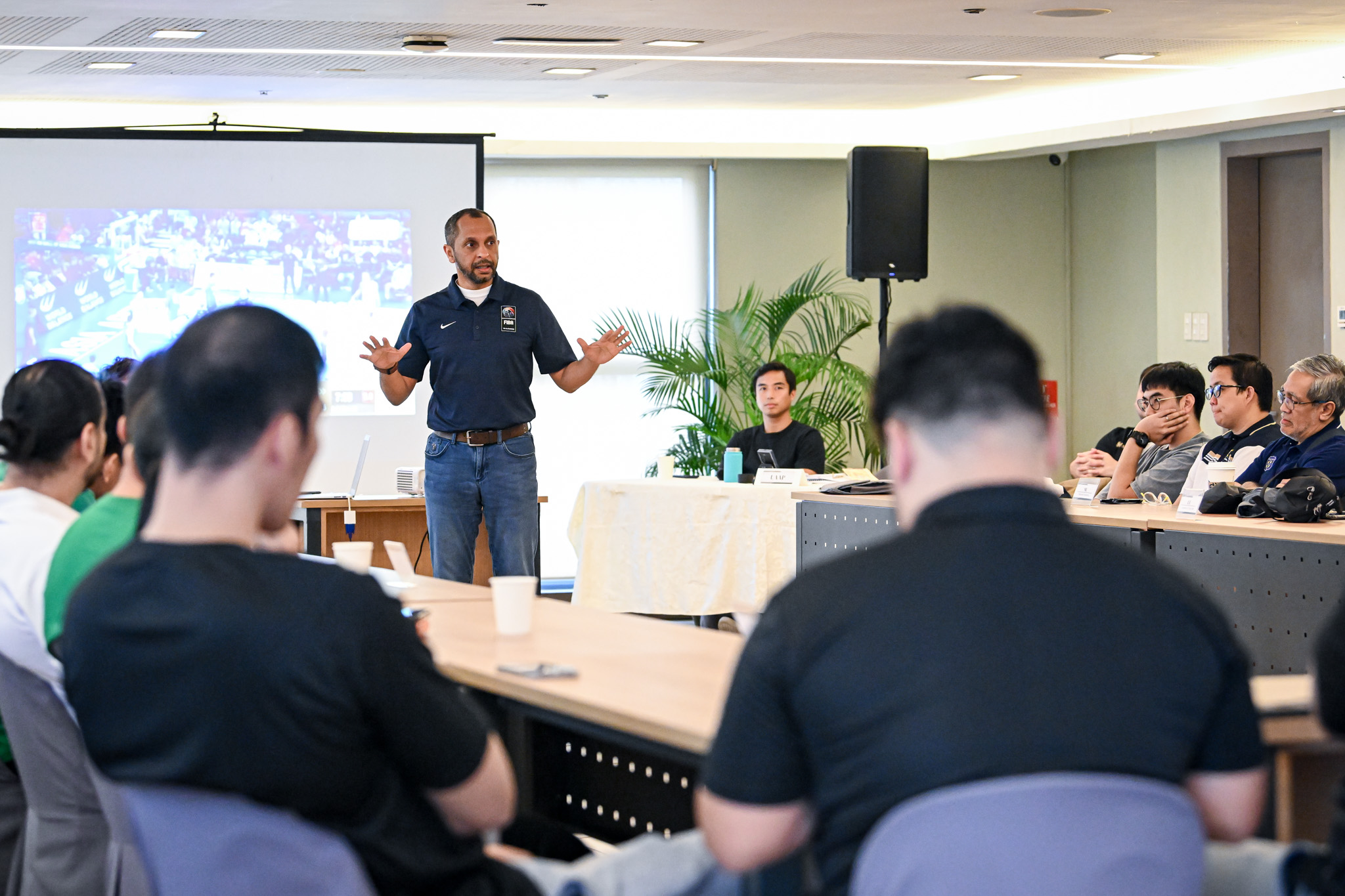 UAAP89-COACHES-MEETING-FIBA-REFEREE-MOHAMMED-AL-AMIRI-1628 UAAP tightens bench discipline, adopts stricter FIBA standards in Season 89 ADMU AdU Basketball DLSU FEU News NU UAAP UE UP UST - philippine sports news