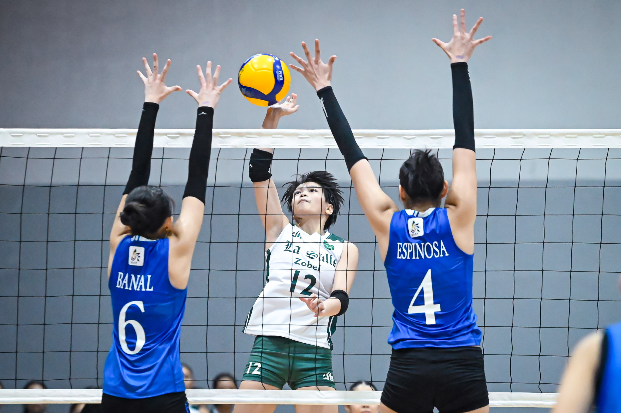 UAAP89-HSGVB-DLSZ-vs-Ateneo-Ma.-Ysabelle-Sofia-Inandan-3321 Xyz Rayco erupts as NUNS opens UAAP girls volleyball 'three-peat' bid with Adamson win ADMU AdU DLSU News NU UAAP UE UP Volleyball  - philippine sports news