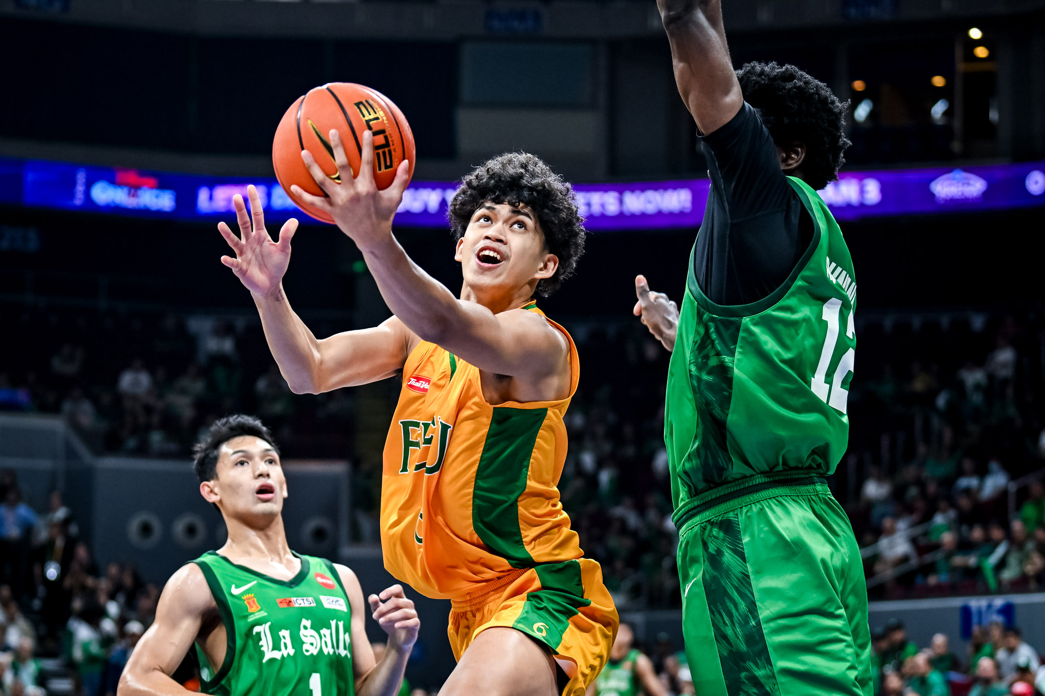 UAAP89-MBB-CABS-CABONILAS-8042 FEU outlasts La Salle, joins five-way tie atop UAAP Men's Basketball standings Basketball DLSU FEU News UAAP - philippine sports news