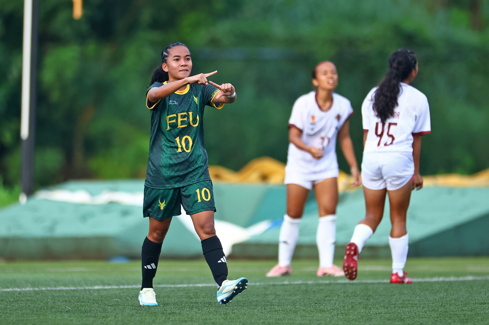 UAAP89-WFB-Judie-Arevalo Arevalo brace powers FEU past UP in melee-marred UAAP women's football clash FEU Football News UAAP UP - philippine sports news