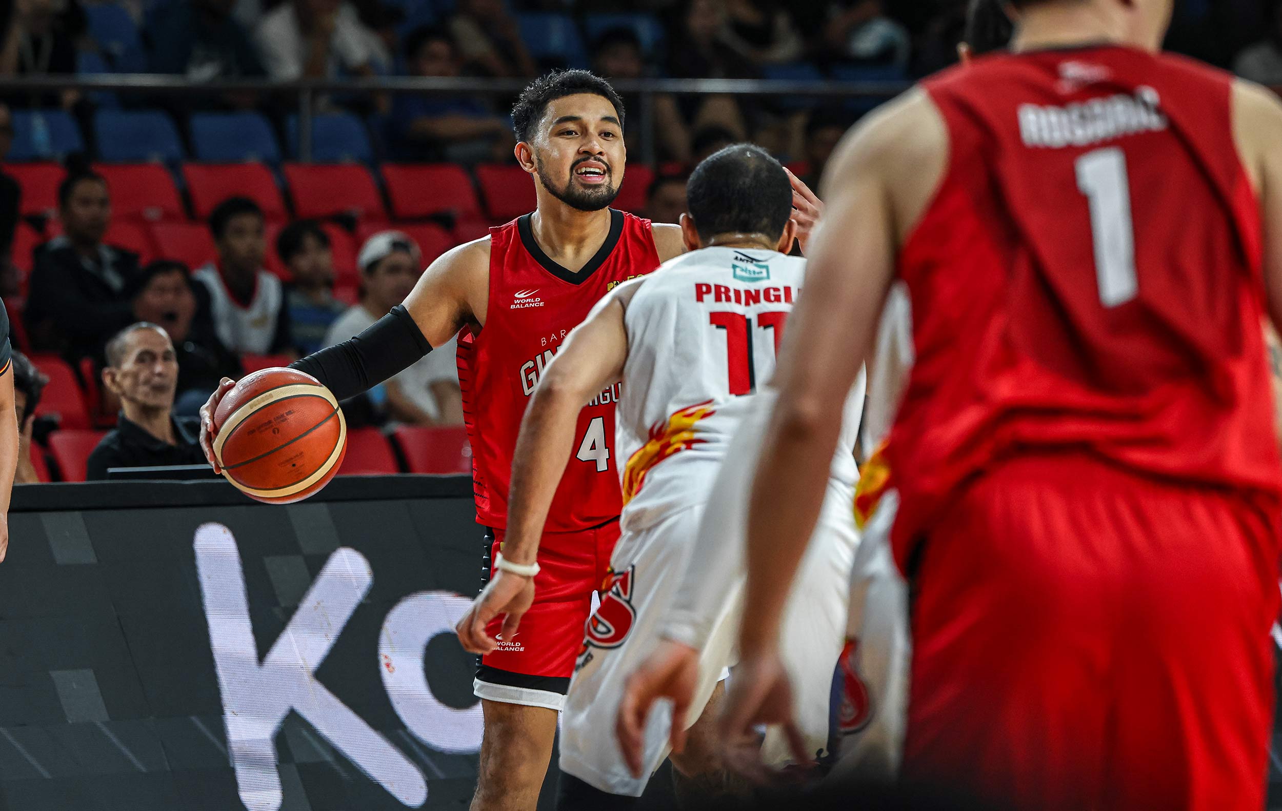 2026-PBA-Governors-Cup-Ginebra-def-Rain-or-Shine-RJ-Abarrientos Jordan Murphy shines in PBA debut as Ginebra routs Rain or Shine Basketball News PBA  - philippine sports news
