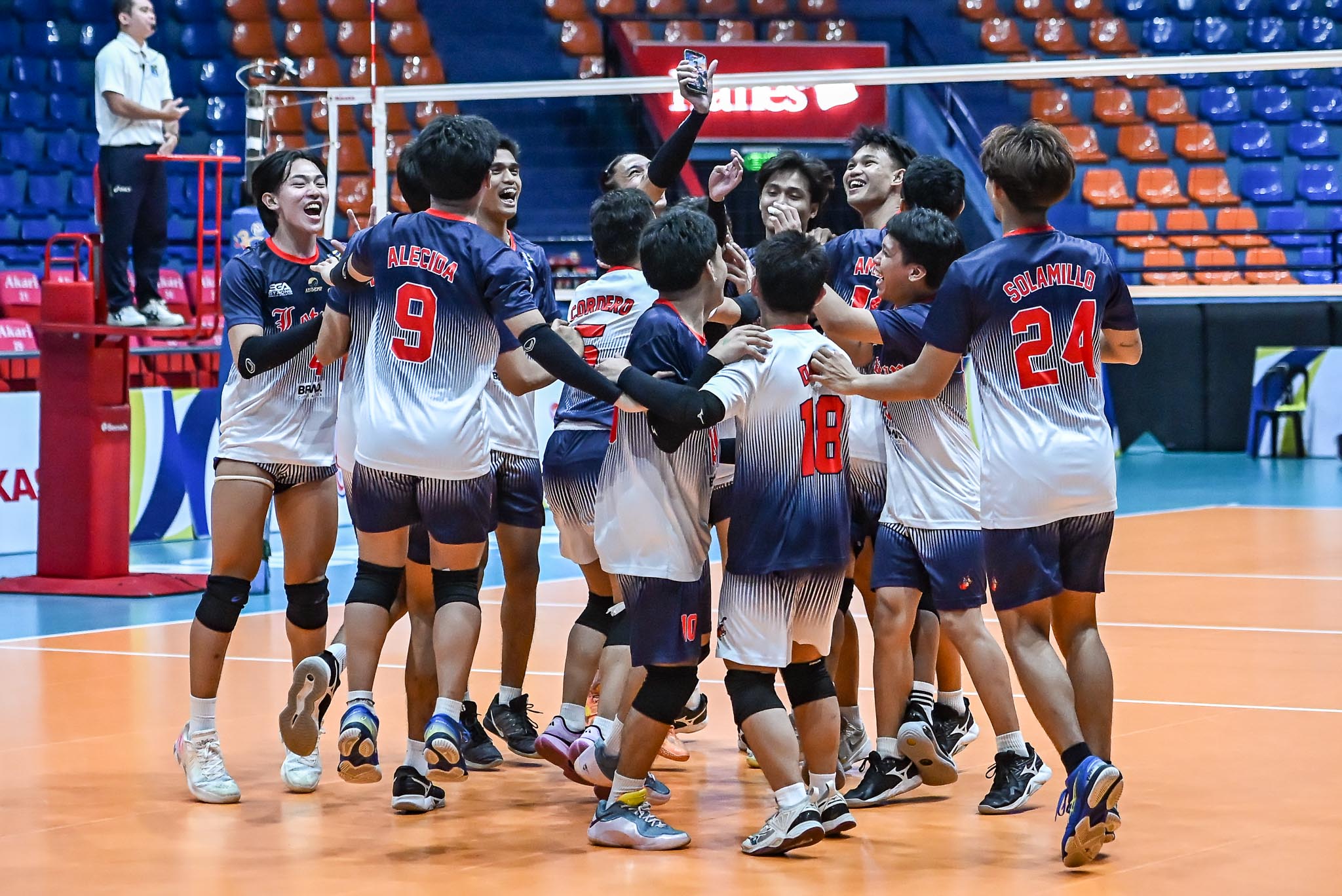 2026-V-League-Letran-third-place UE survives Arellano thriller, secures V-League podium finish AU CSB CSJL News UE V-League Volleyball - philippine sports news