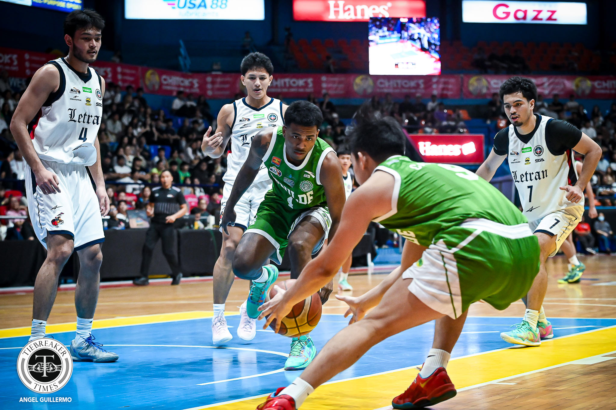 NCAA102-MEN_S-CSJL-VS-CSB-SJ-MOORE-7029 Letran stays hot, hands Benilde back-to-back defeats in NCAA 102 Basketball CSB CSJL NCAA News - philippine sports news