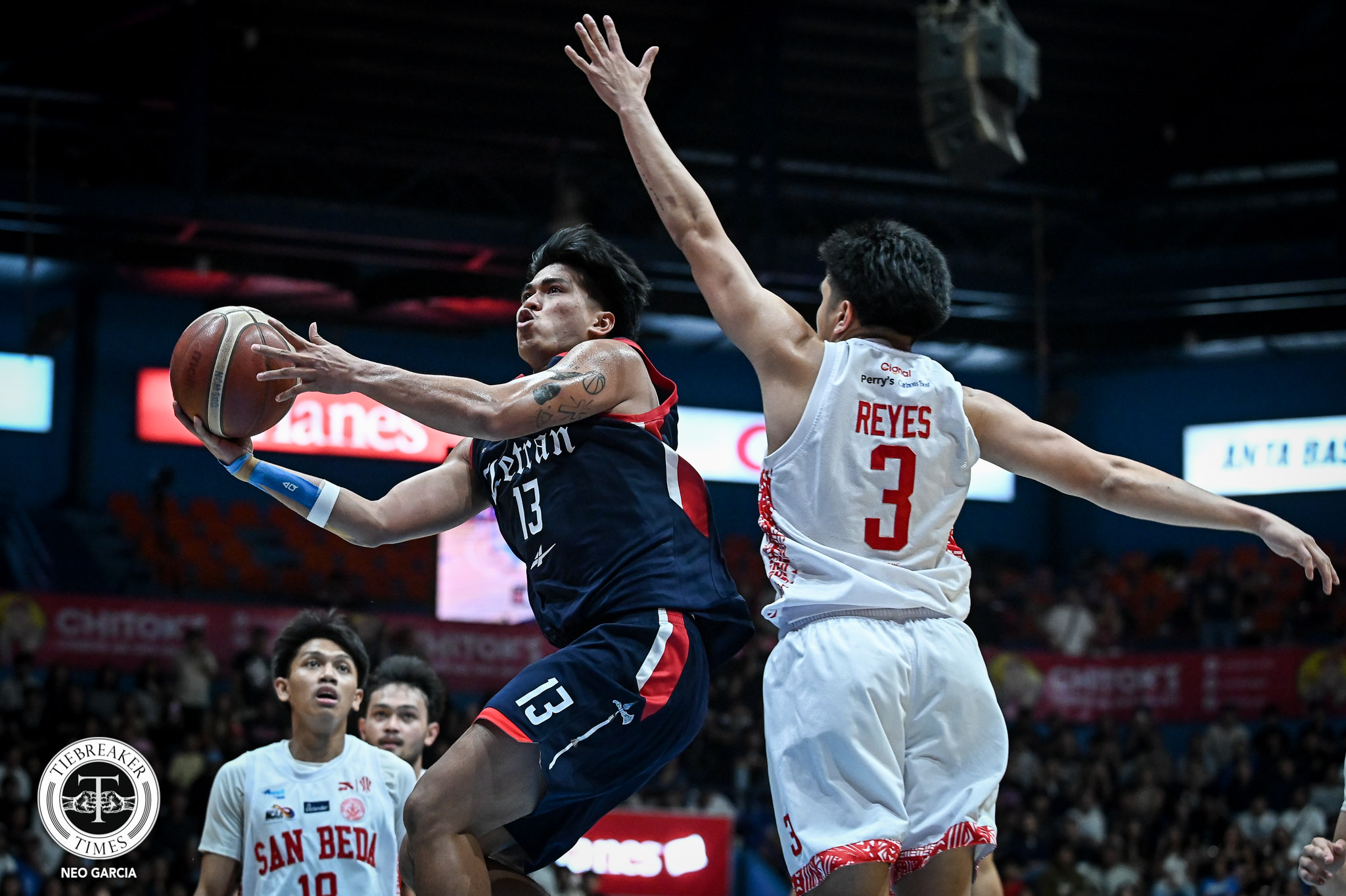 NCAA102-SBU-vs.-CSJL-Titing-Manalili-3265 Titing Manalili owns Letran’s free-throw struggles, not San Beda spinners Basketball CSJL NCAA News  - philippine sports news