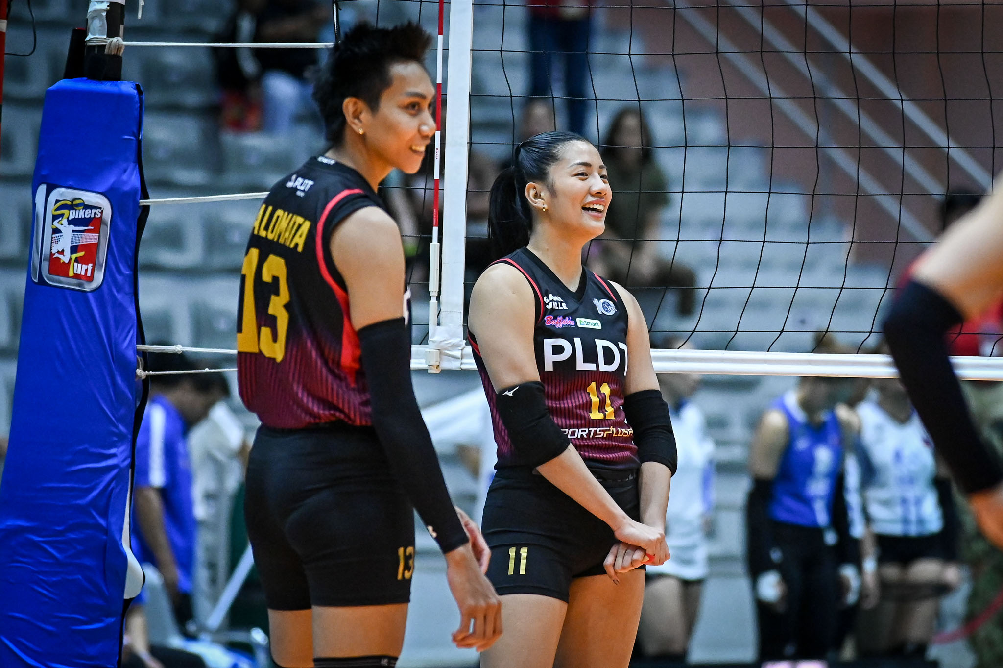 Kianna Dy on the court as PLDT earned back-to-back wins in PVL Siklab with a victory over ZUS Coffee