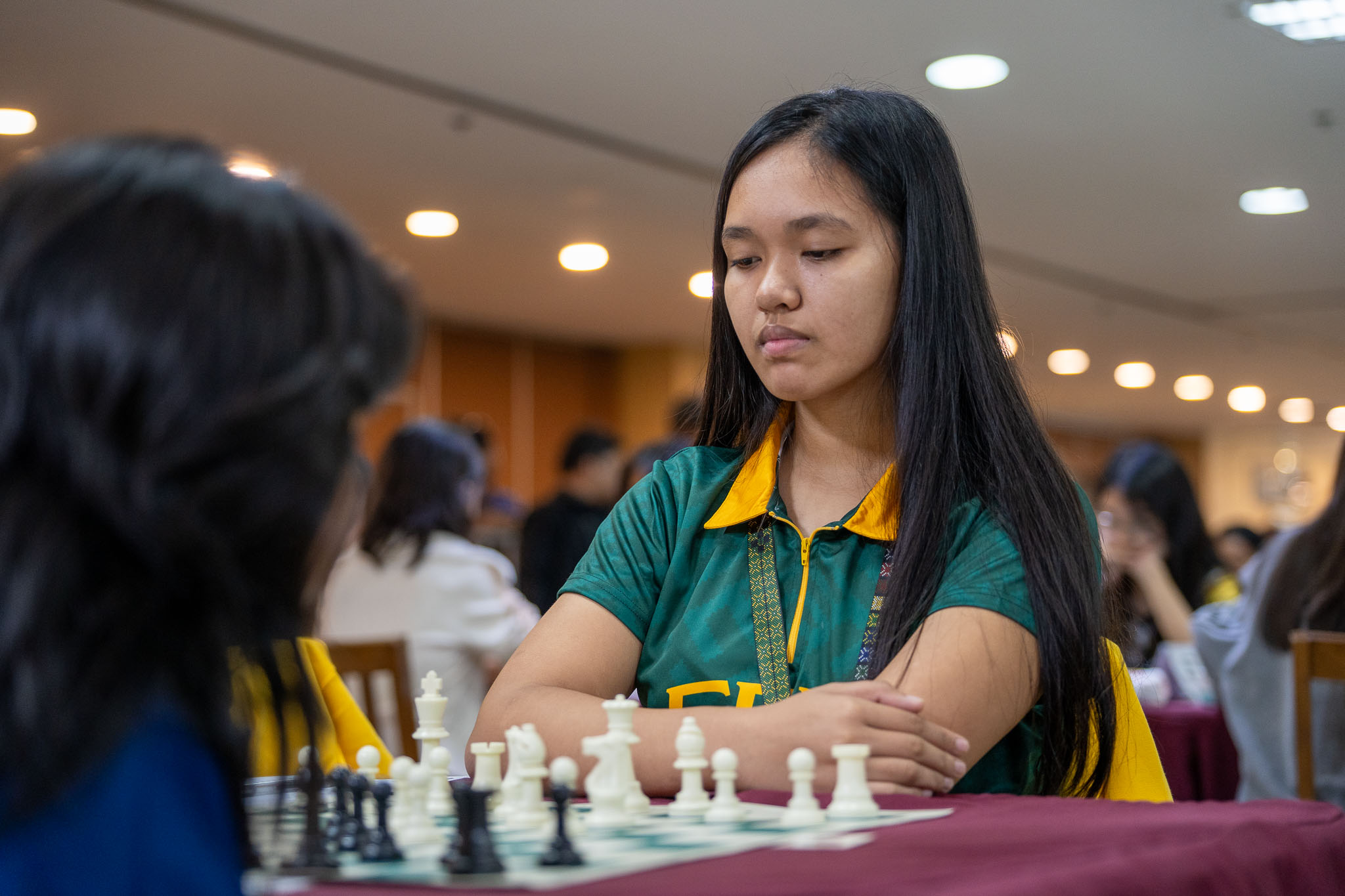 UAAP-89-CHESS-GIRLS-FEU-CHECEL-PACUBAT Adamson takes solo lead in UAAP boys’ chess after round 2 ADMU AdU Chess DLSU FEU News NU UAAP UST - philippine sports news