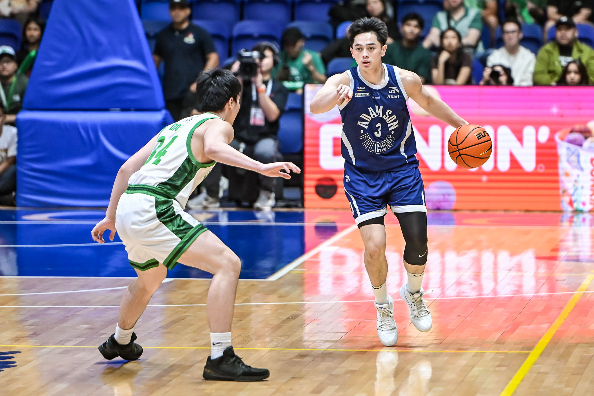 UAAP-89-MBB-DLSU-vs.-ADU-Monty-Montebon-1171 No collapse this time as Adamson secures UAAP men's basketball third spot with escape of La Salle AdU Basketball DLSU News UAAP - philippine sports news