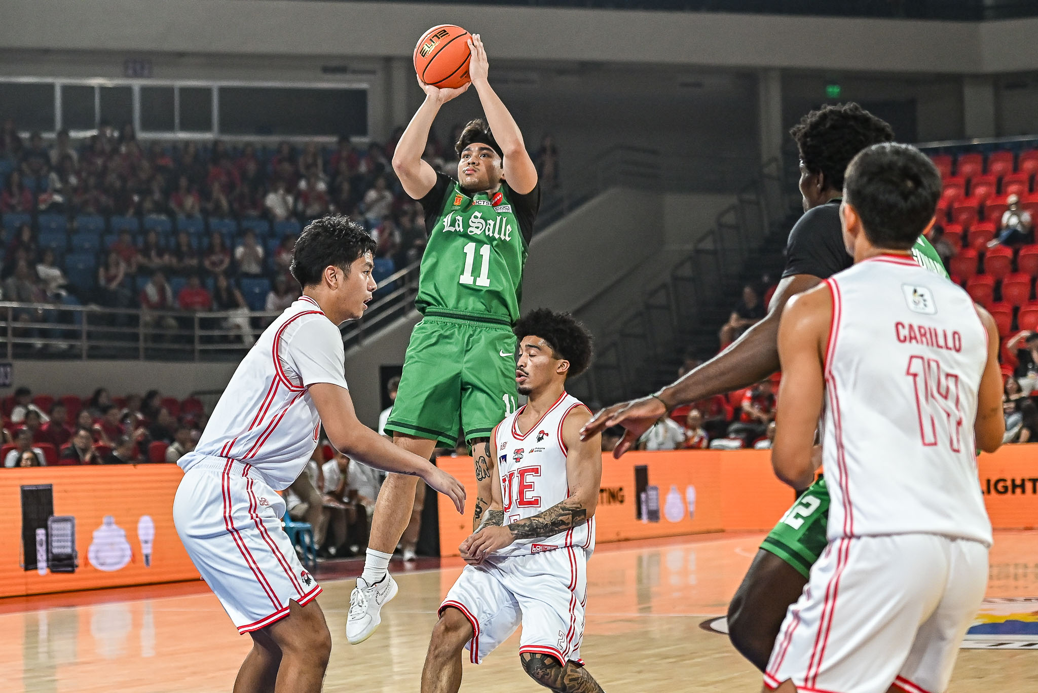 UAAP-89-MBB-DLSU-vs.-UE-Jacob-Cortez-9403 La Salle crushes UE, gets back on track in UAAP Men's Basketball Basketball DLSU News UAAP UE - philippine sports news