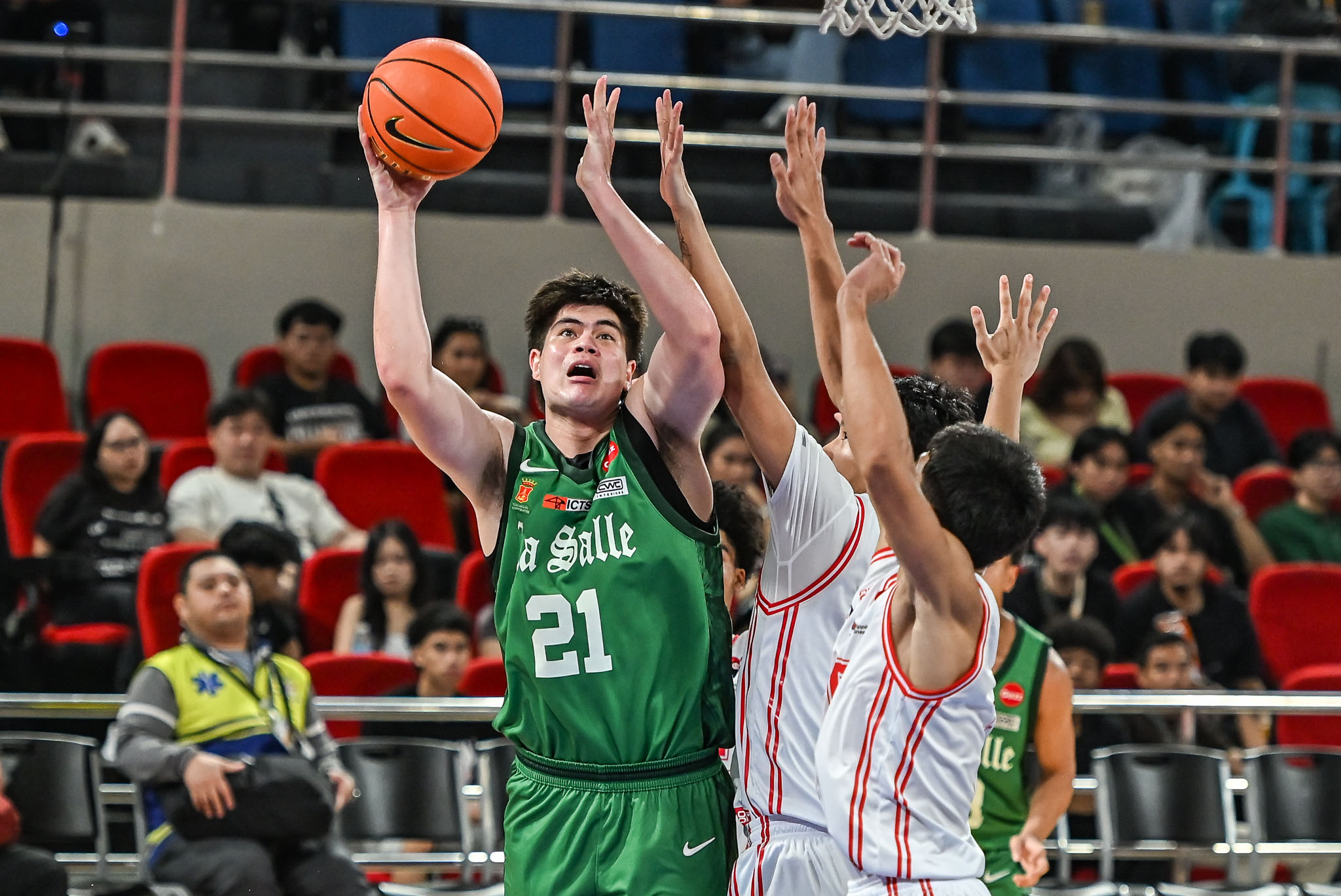 UAAP-89-MBB-DLSU-vs.-UE-Mason-Amos-0167 Mason Amos clears his head to break through senior-year pressure, rediscover shot Basketball DLSU News UAAP - philippine sports news