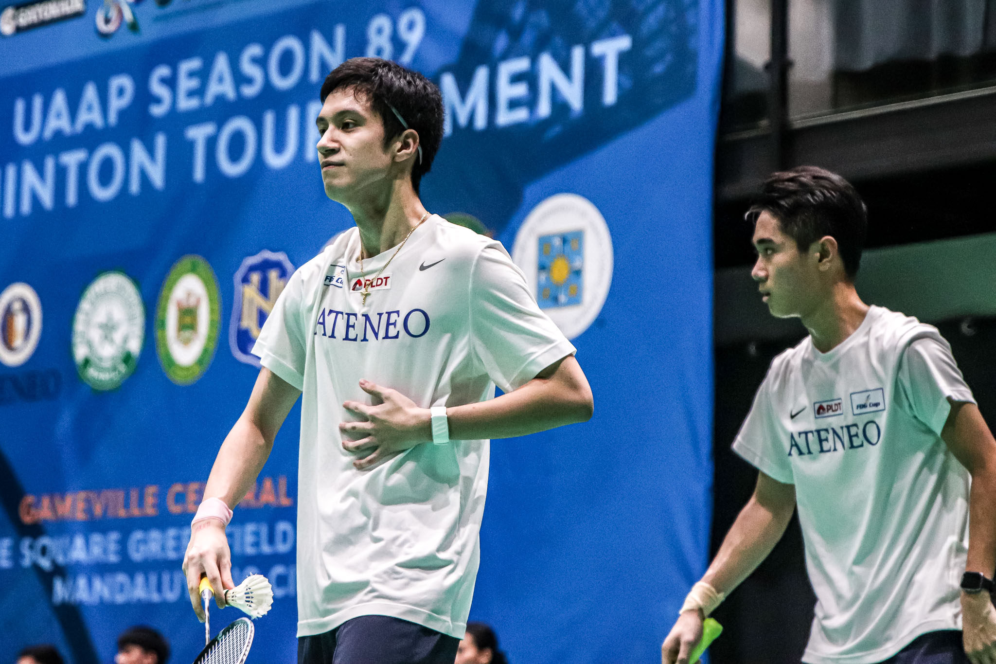 UAAP-S89-BADMINTON-ADMU-v-UST-ROBERT-RAMOS-2 NU, Ateneo stay unbeaten in UAAP men's badminton with dominant wins ADMU AdU Badminton DLSU News NU UAAP UP UST - philippine sports news