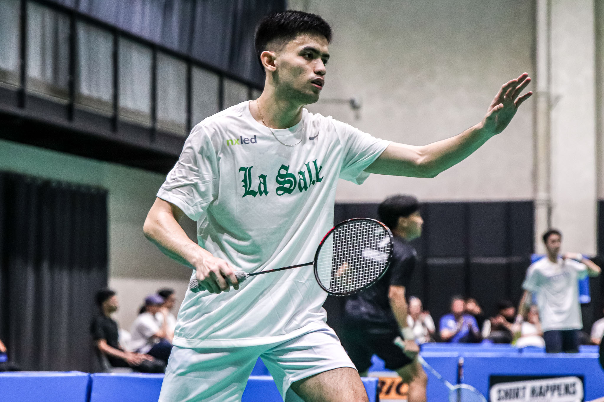 UAAP-S89-BADMINTON-ADU-v-DLSU-ZAKI-LAYNO-1 NU, Ateneo stay unbeaten in UAAP men's badminton with dominant wins ADMU AdU Badminton DLSU News NU UAAP UP UST - philippine sports news