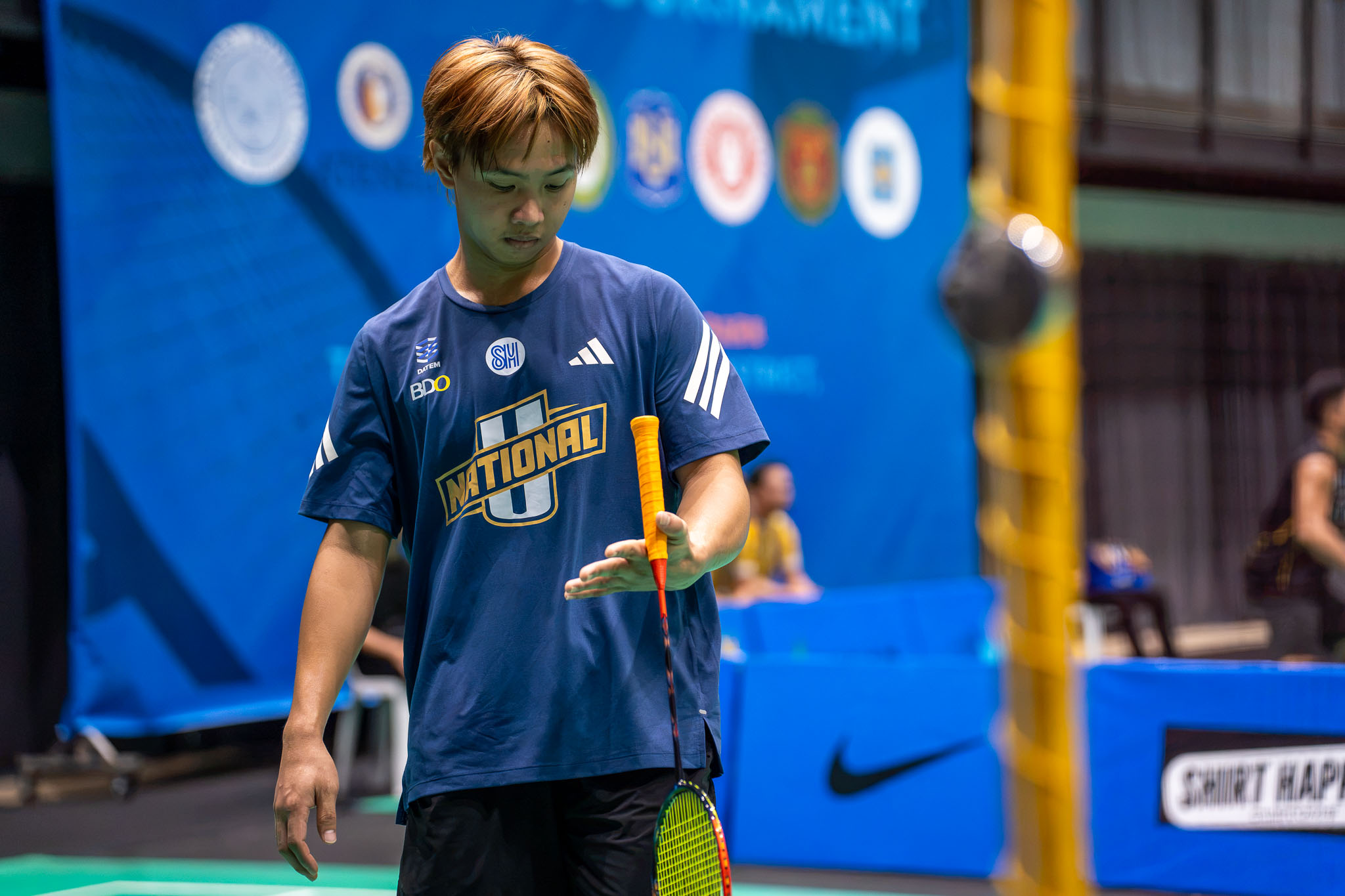 UAAP-S89-BADMINTON-NU-VS-ADU-MARCJOEL-PEREZ-71 Espinoza, Fulmentera power UST past La Salle to force UAAP men's badminton playoff ADMU AdU Badminton DLSU News NU UAAP UP UST - philippine sports news