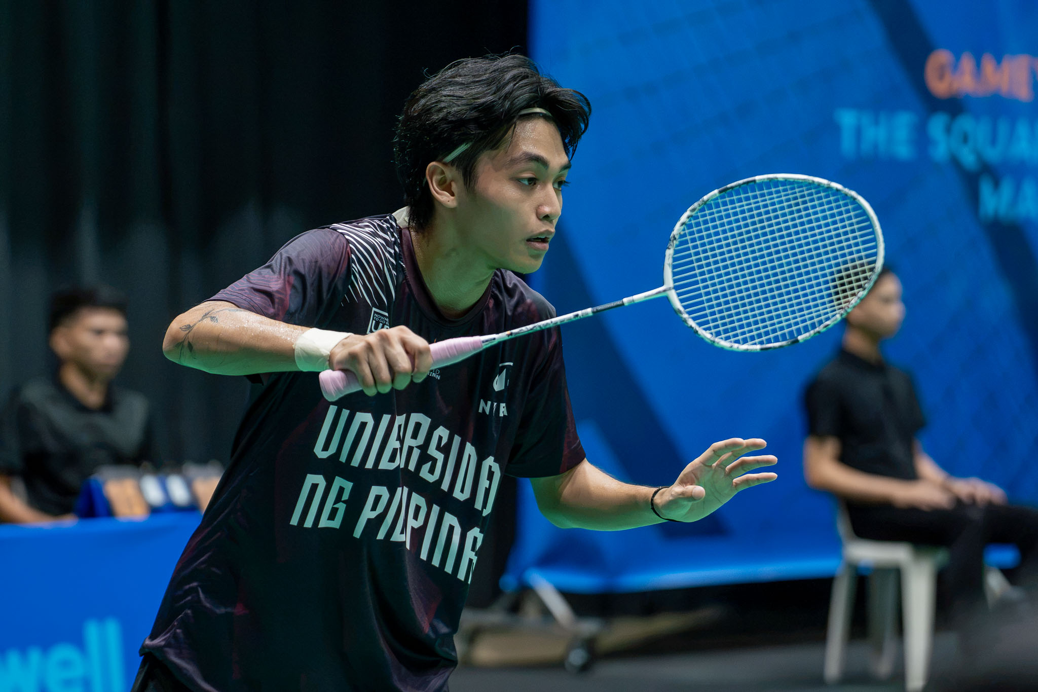 UAAP-S89-BADMINTON-UP-VS-UST-ETHAN-DUPET-73 Clarence Villaflor shines in NU’s sweep of La Salle in UAAP men's badminton ADMU AdU Badminton DLSU News NU UAAP UP UST - philippine sports news