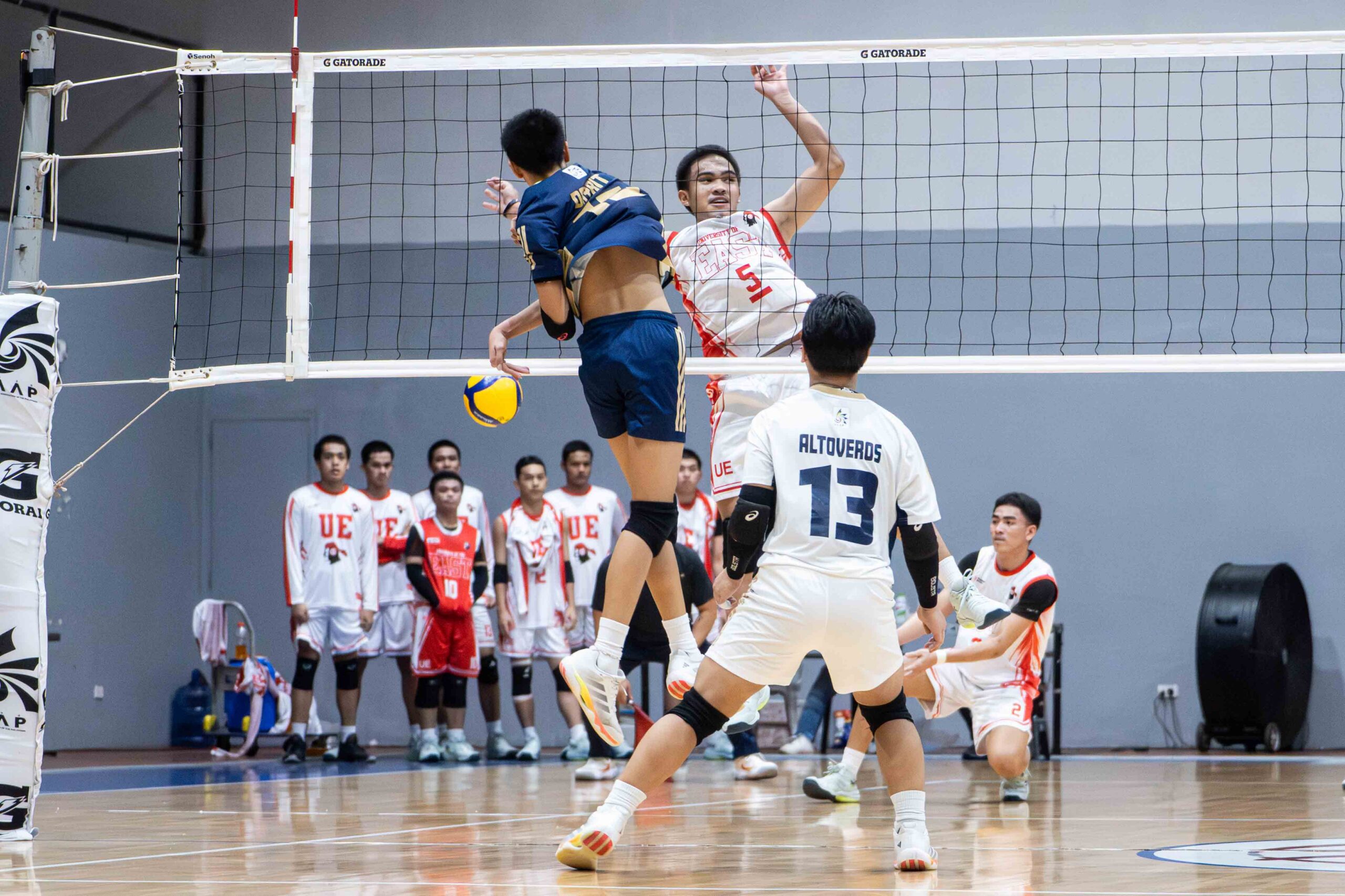 UAAP-S89-HSVB-NUNS-VS-UE-Mharl-Emrie-Dullete-2-scaled UST survives FEU-Diliman to complete UAAP boys' volleyball first-round sweep ADMU AdU DLSU FEU News NU UAAP UE UP UST Volleyball - philippine sports news