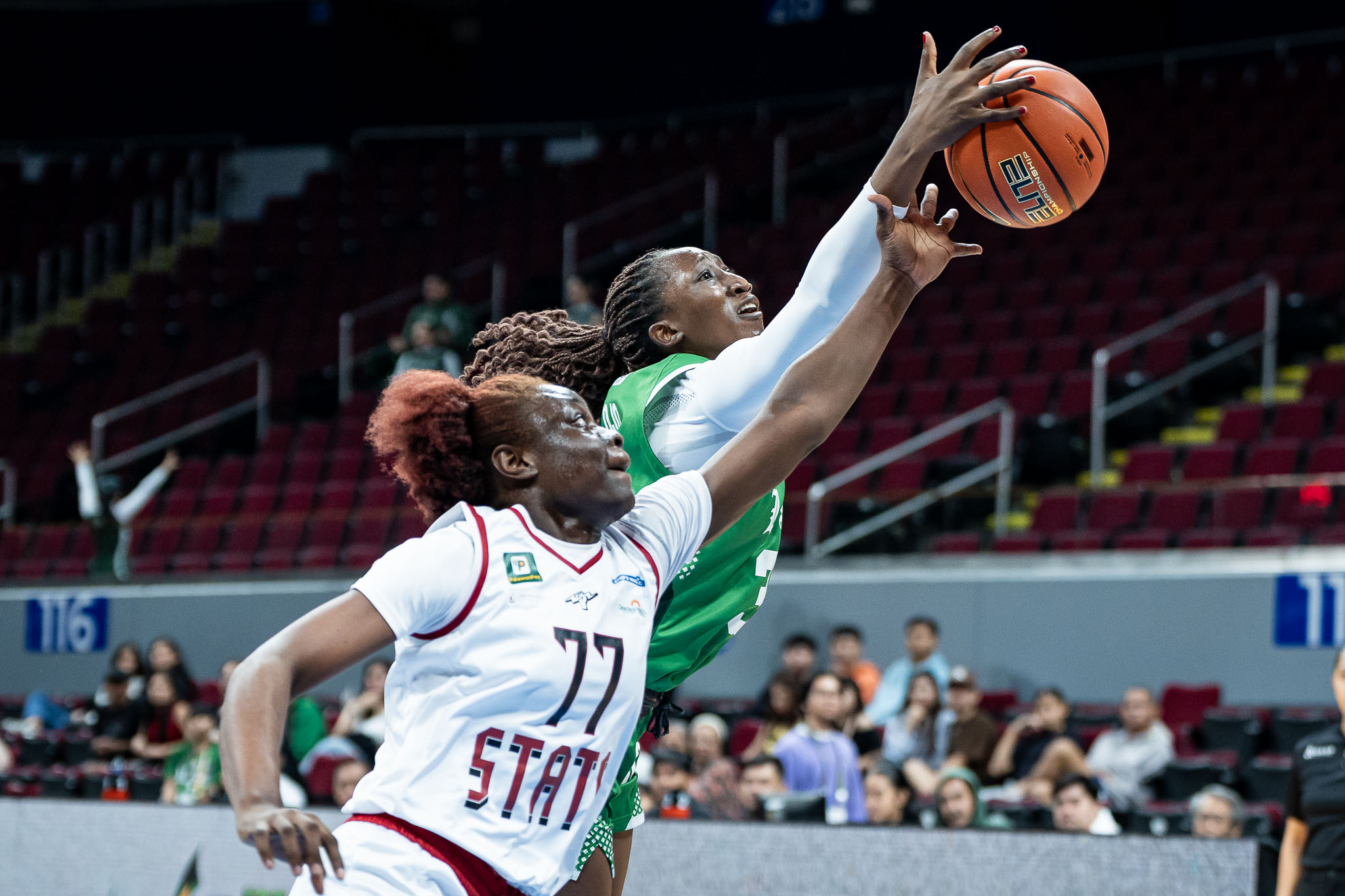 UAAP-S89-WBB-Bukky-Ojo-08623 UP fends off La Salle rally to snap two-game skid in UAAP women's basketball Basketball DLSU News UAAP UP  - philippine sports news