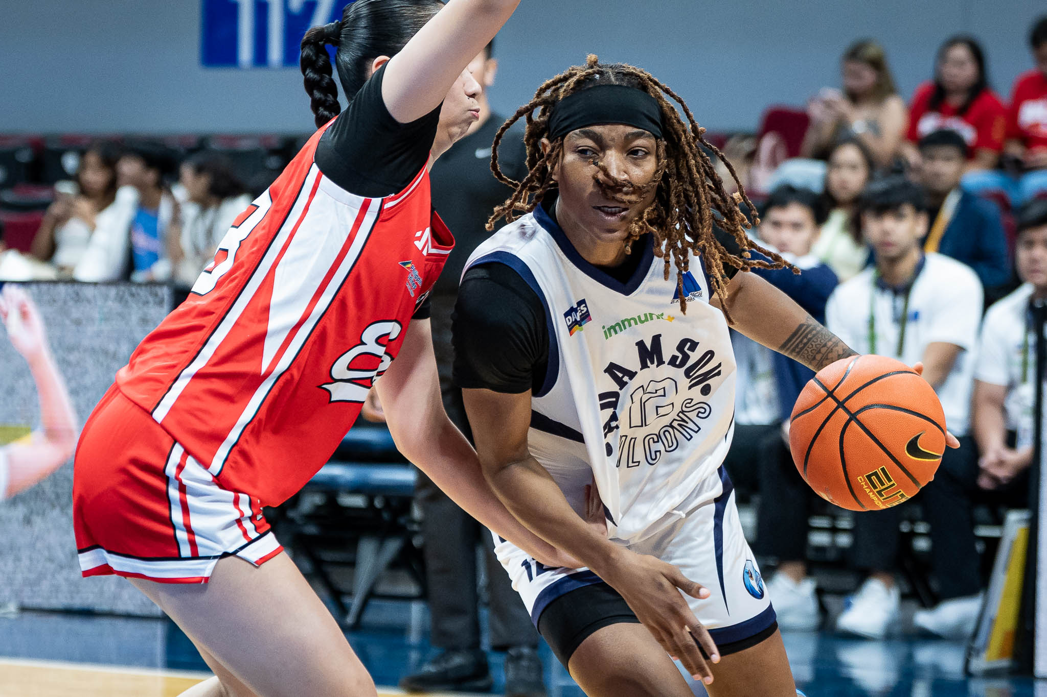 UAAP-S89-WBB-Kemi-Adeeshina-07091 Etang, Adeshima power Adamson past UE for back-to-back victories in UAAP women's basketball AdU Basketball News UAAP UE - philippine sports news
