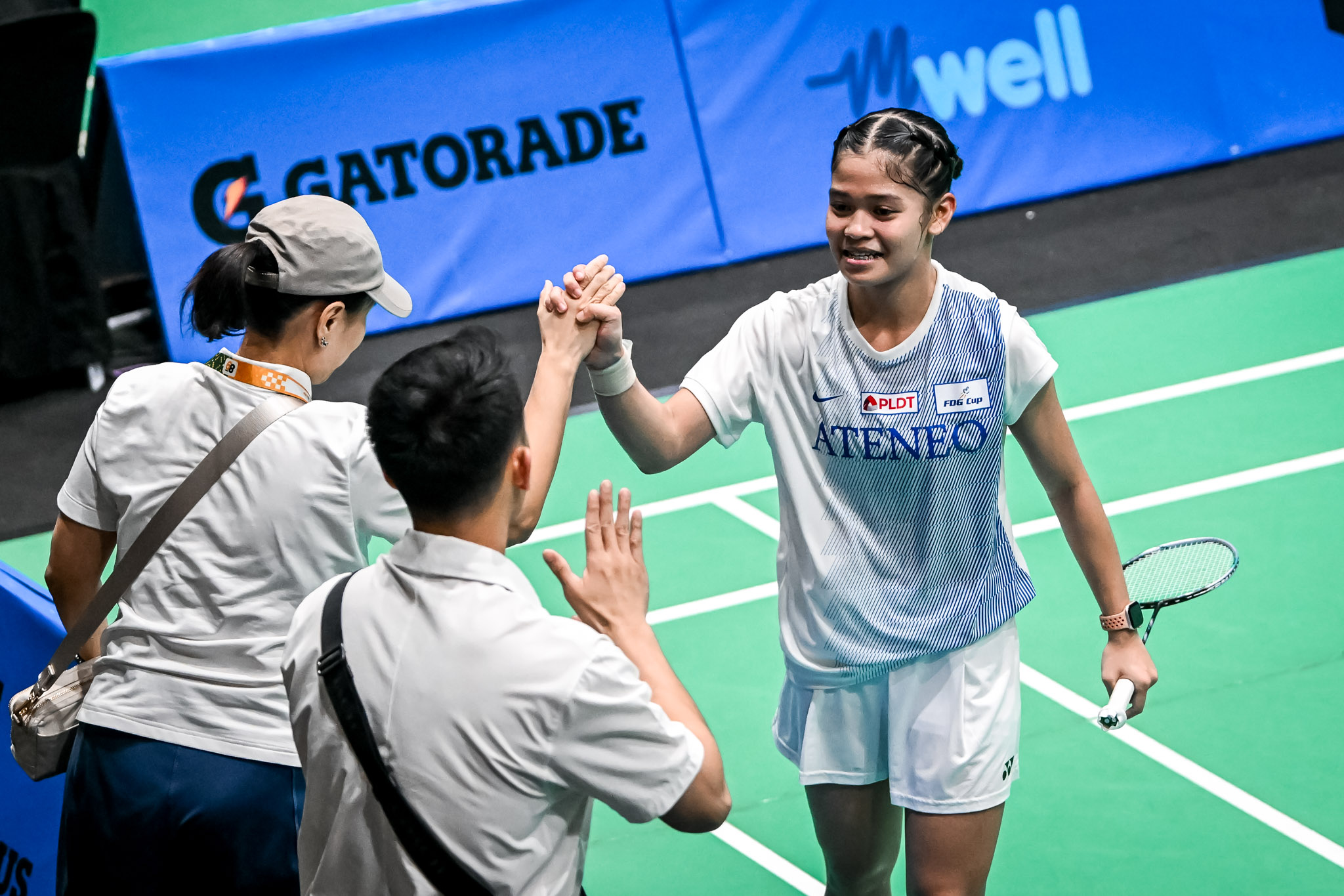 UAAP89-BADMINTON-ALTHEA-DAWN-OCAMPO-7779 Ateneo overcomes NU to seize early lead in UAAP badminton title race ADMU AdU Badminton News NU UAAP UP - philippine sports news